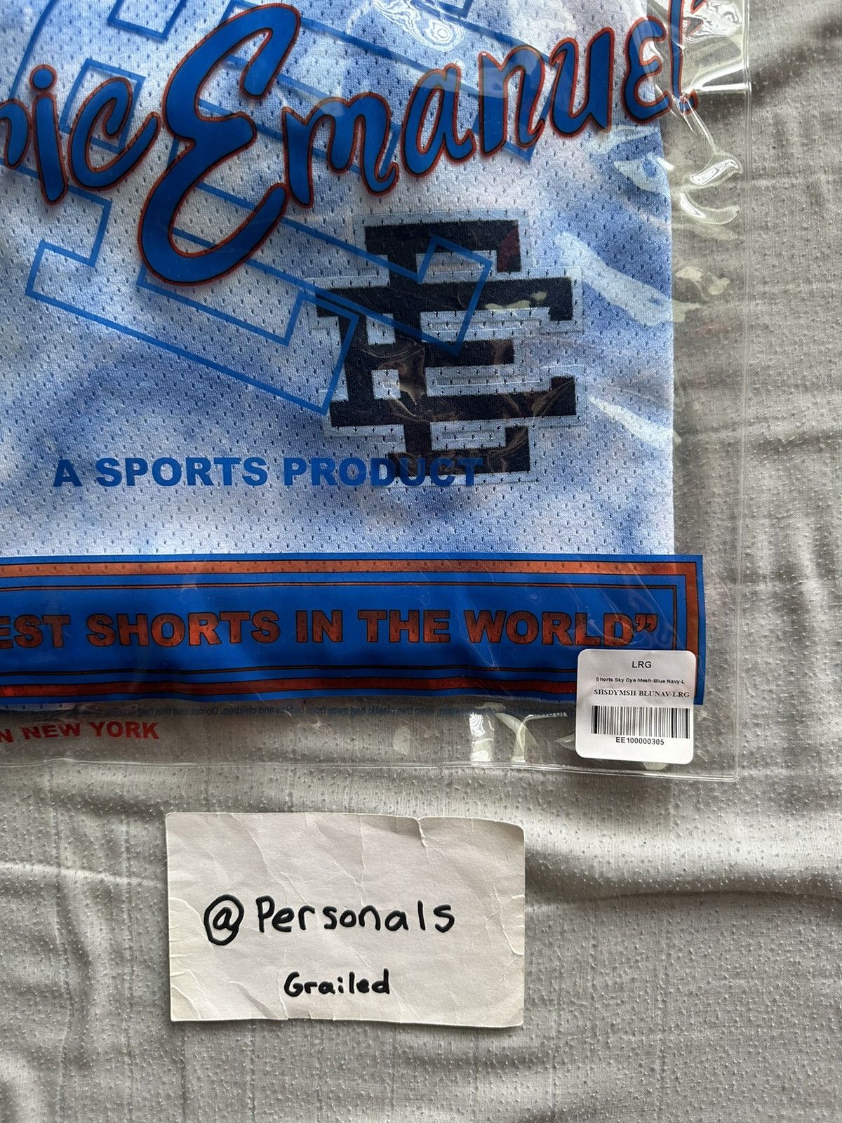 Eric Emanuel NEW Eric Emanuel Basic Shorts Sky Dye Large Size US 34 / EU 50 - 4 Thumbnail