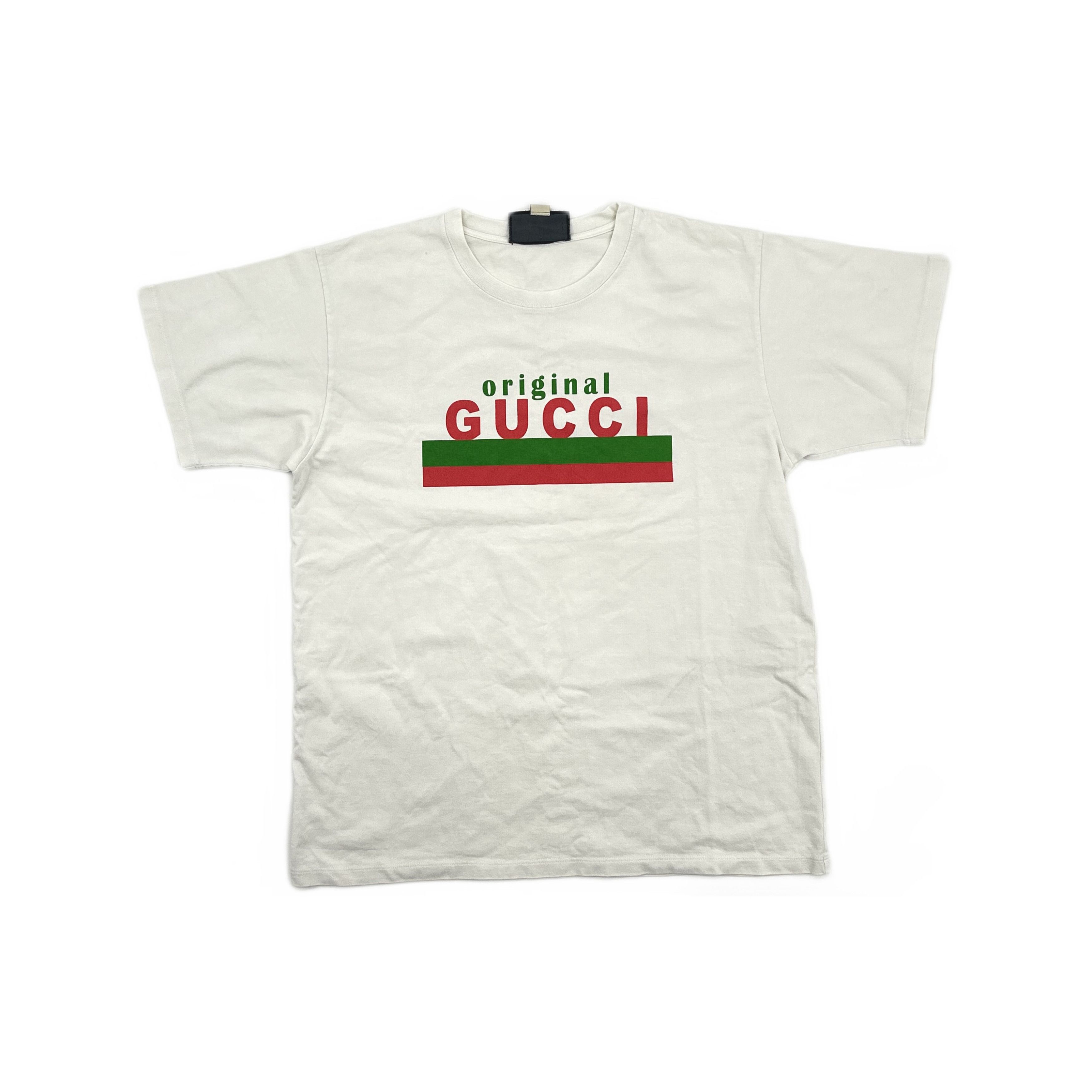 Gucci Gucci Original Logo T-Shirt Size S Size US S / EU 44-46 / 1 - 1 Thumbnail