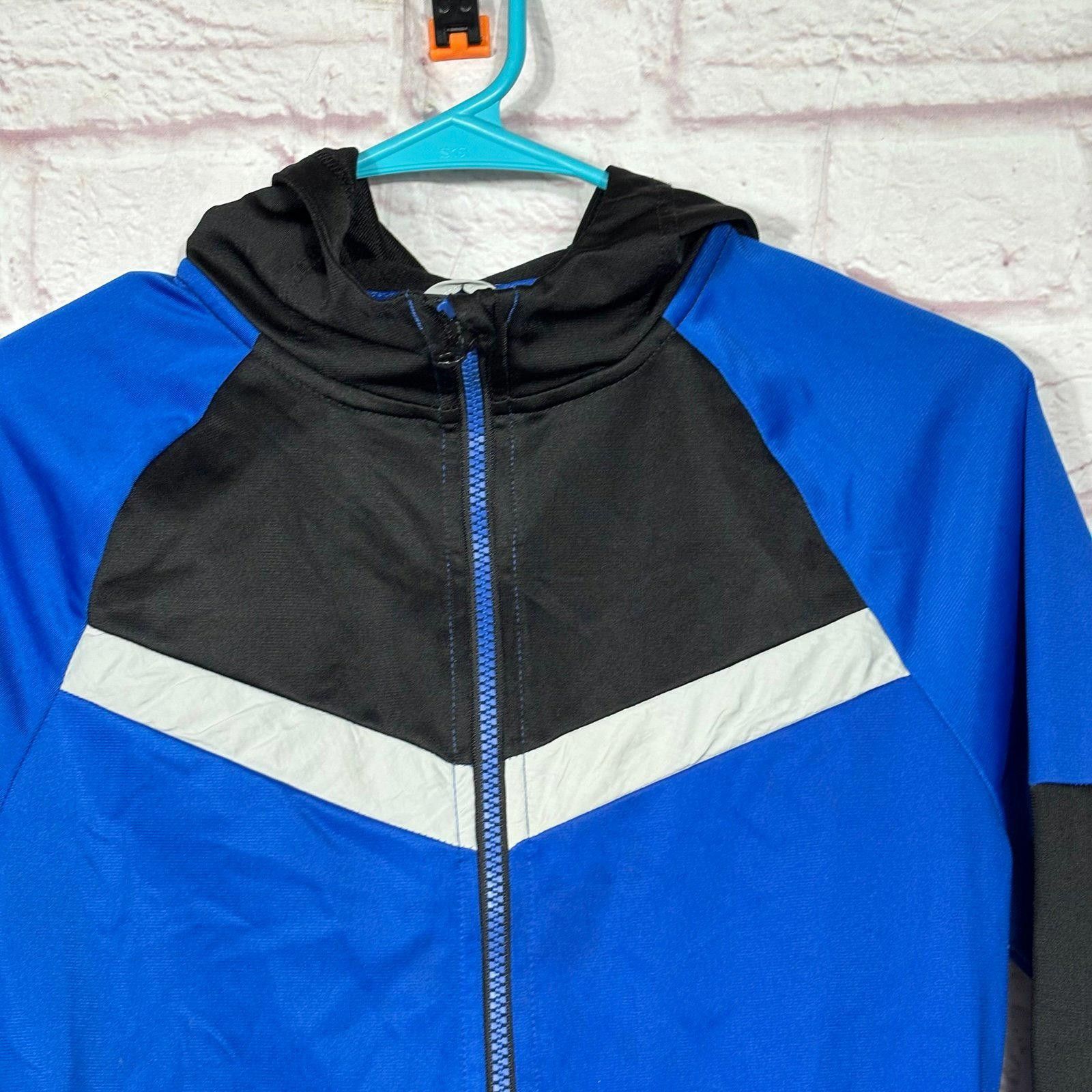 Athletic Works Athletic Works Blue and Black Hooded Jacket Boys Large Size US L / EU 52-54 / 3 - 2 Thumbnail