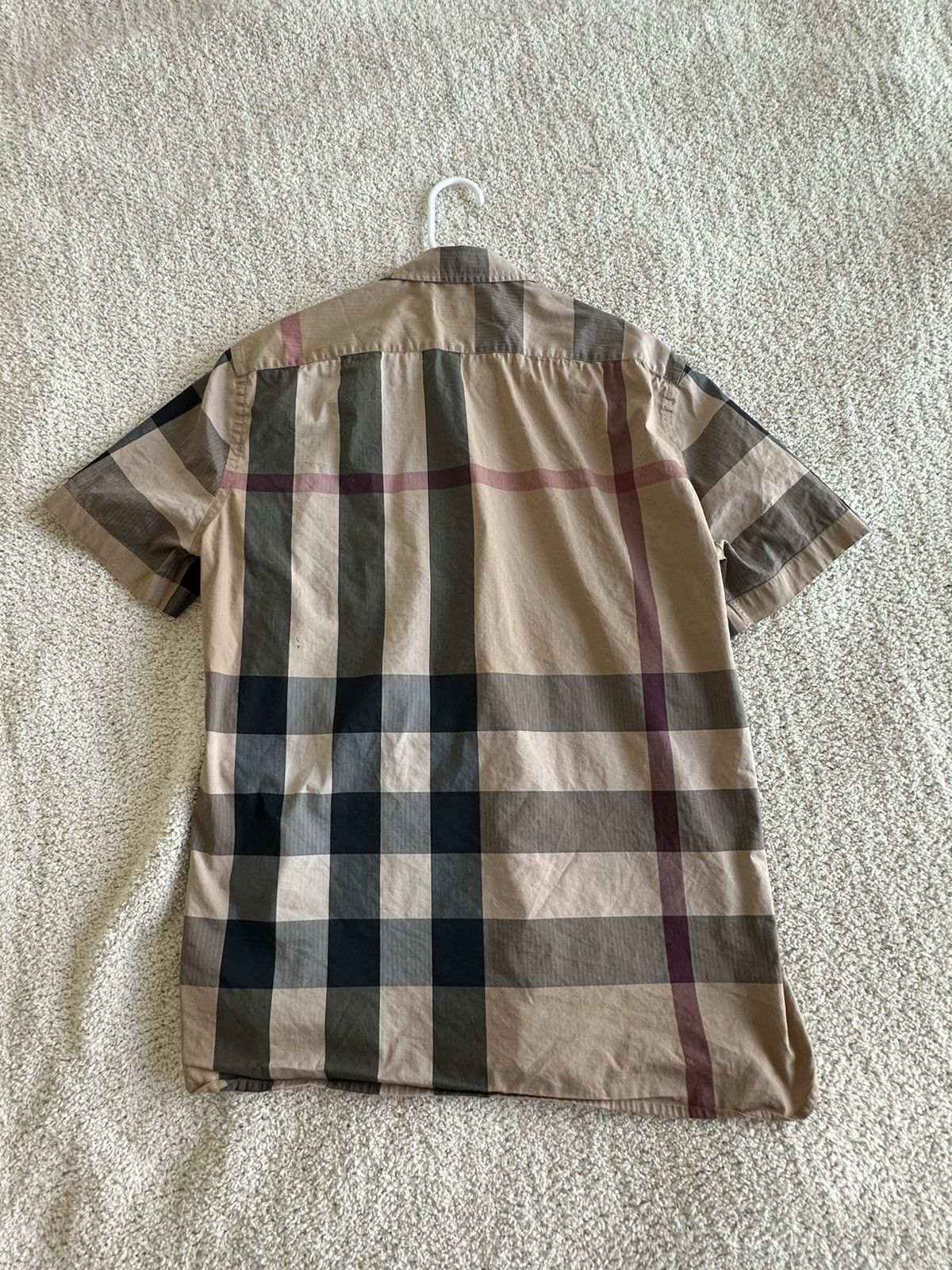 Burberry Burberry Plaid Short Sleeve Button Up Size US M / EU 48-50 / 2 - 10 Thumbnail