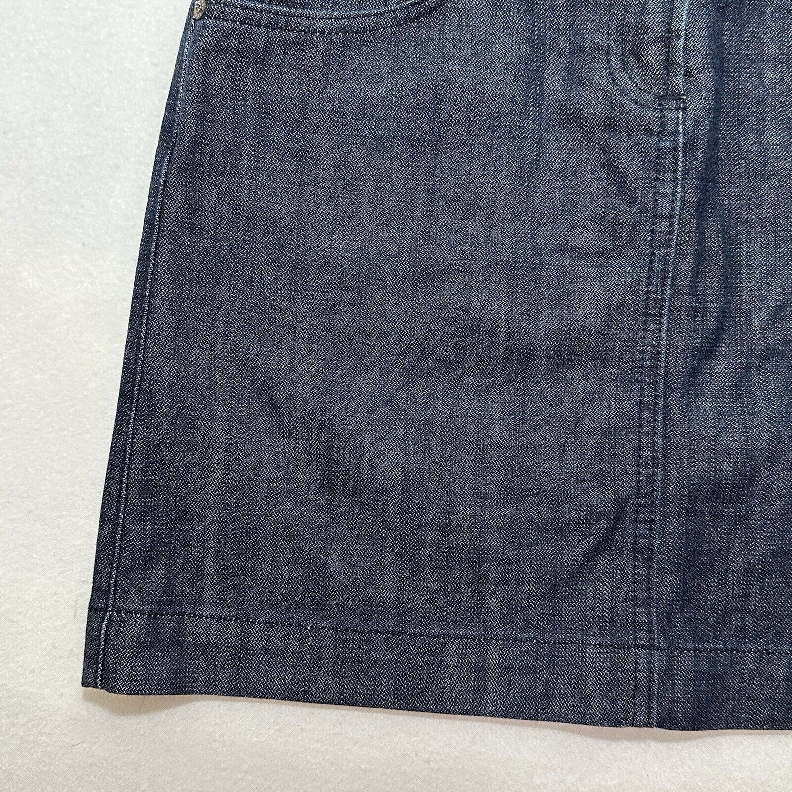 J.Crew J. Crew 29 Denim Pencil Mini Skirt Blue Jean Cotton Size 29" - 4 Thumbnail