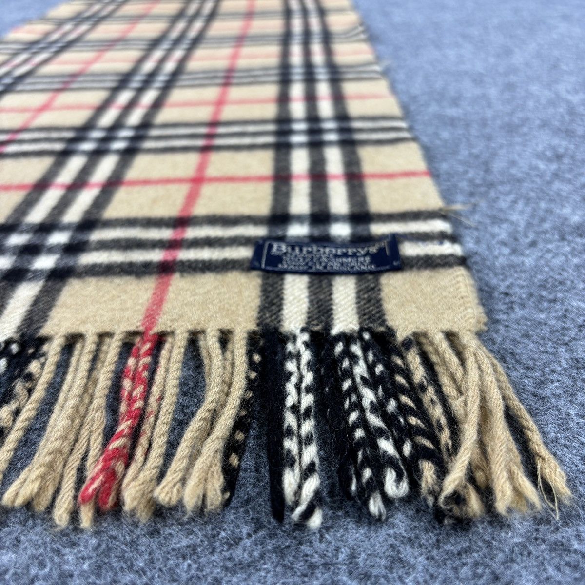 Burberry × Vintage Burberrys Scarf # D787 # Muffler # Neckwear # Nova Check Size ONE SIZE - 10 Thumbnail