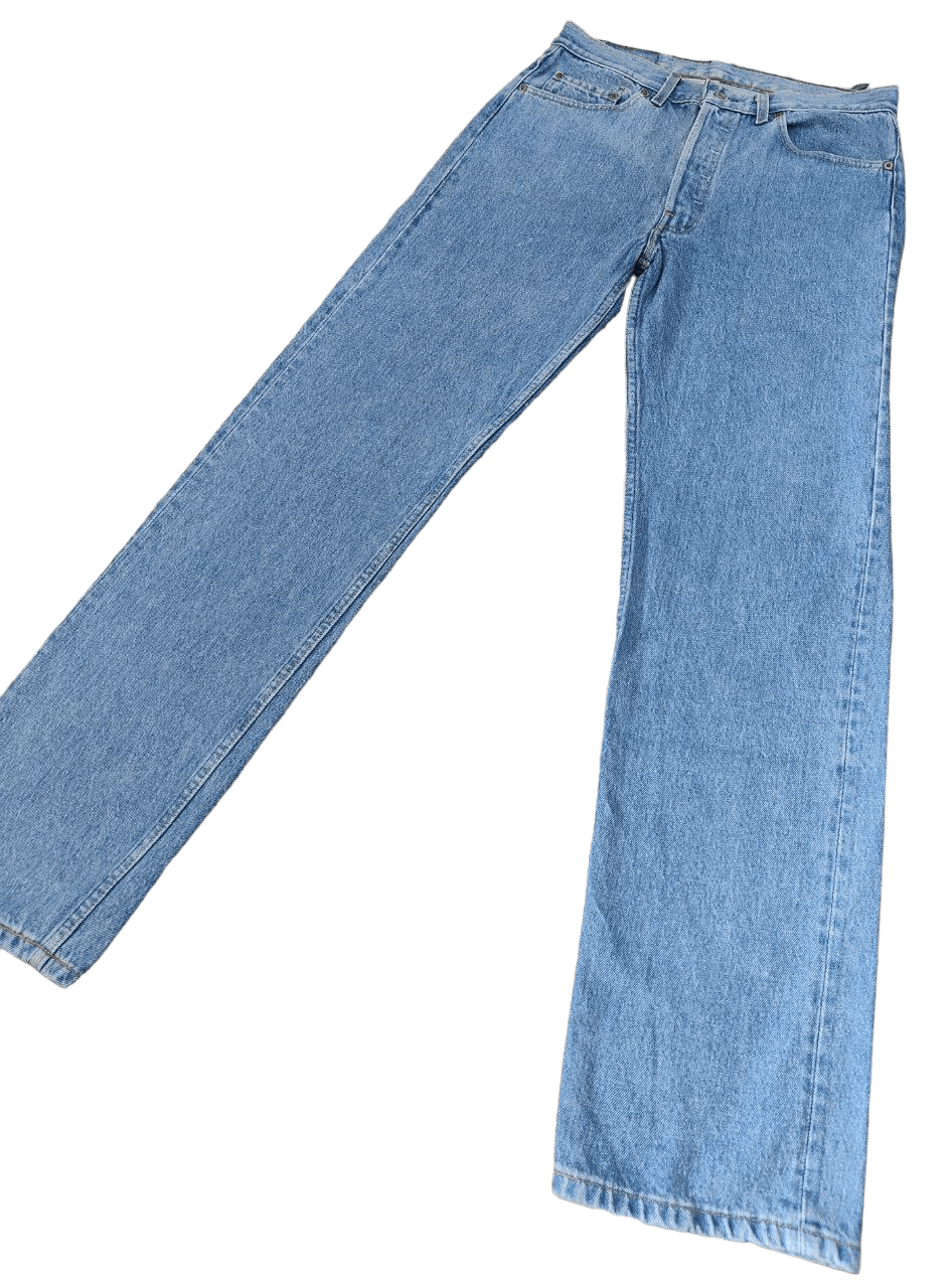 Levi's 90s Vintage Levi's 501 33x34 Lightwash Denim Size US 33 - 3 Thumbnail