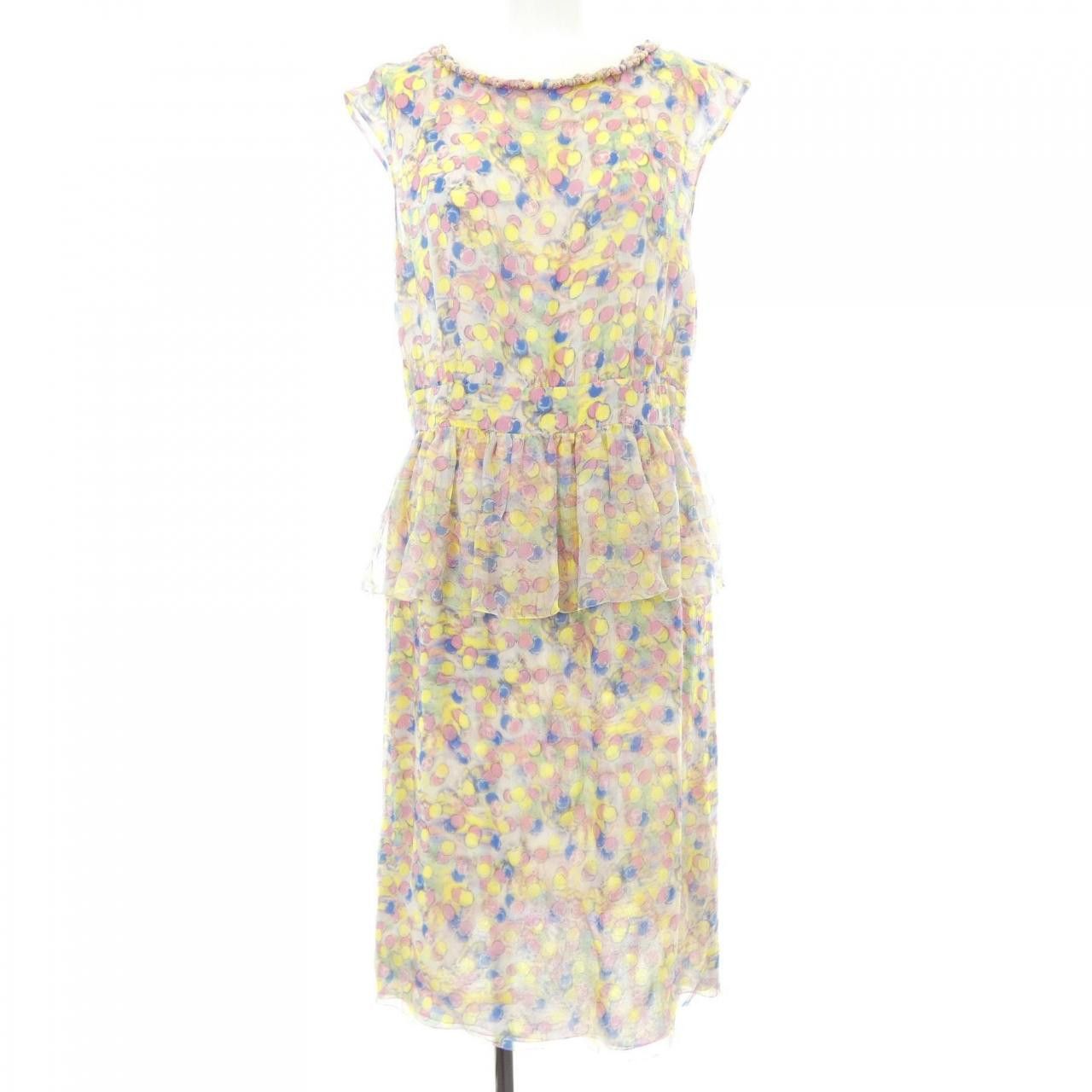 Chanel Chanel Chanel Silk Dress Textile Dresses P40222V29010 DUTY FREE for USA Size ONE SIZE - 1 Thumbnail