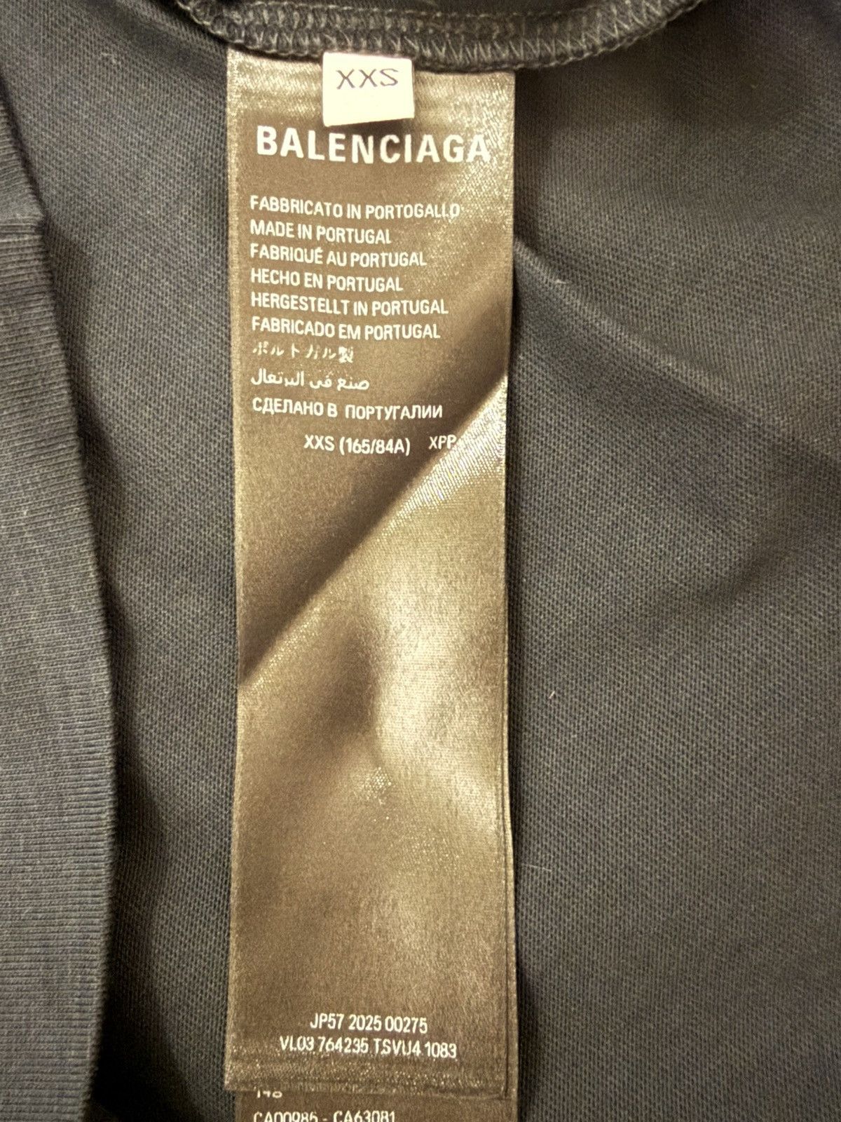 Balenciaga Balenciaga black t shirt Size US XXS / EU 40 - 4 Thumbnail