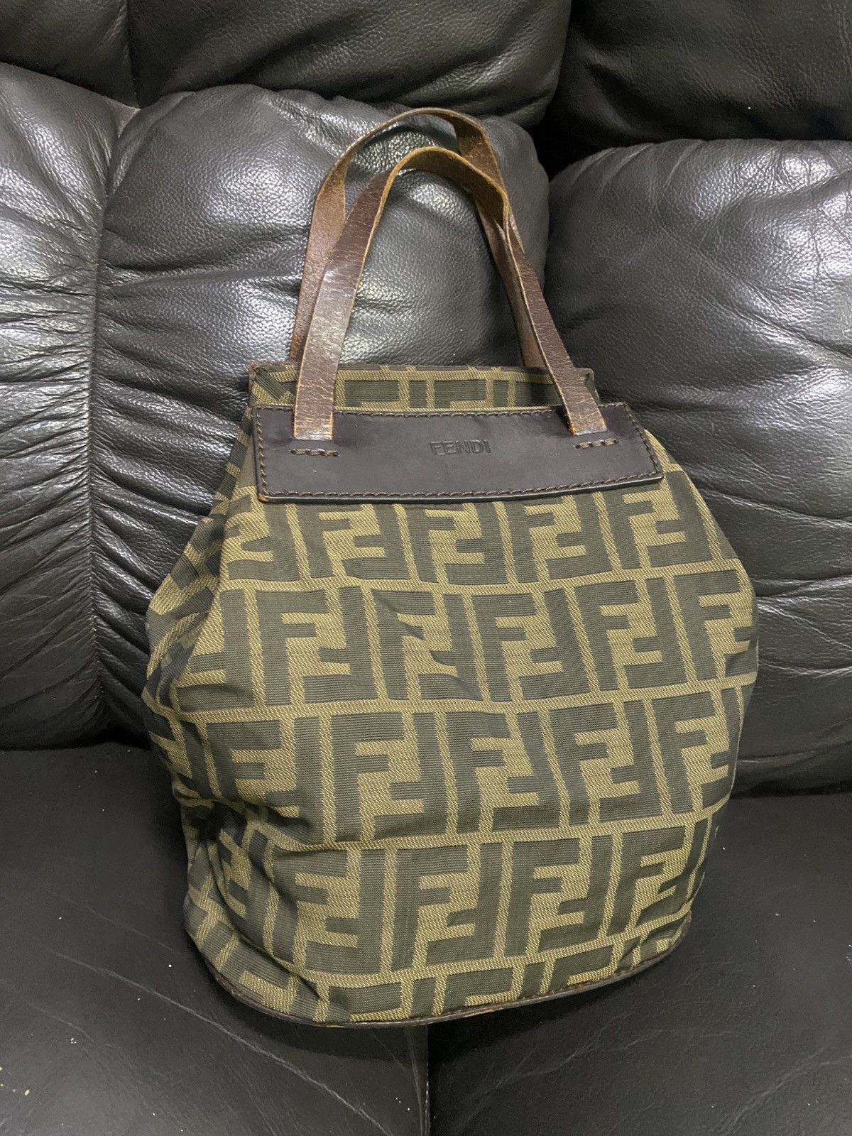 Fendi Authentic Vintage Fendi Zucca Monogram Mini Tote Bag Size ONE SIZE - 16 Thumbnail