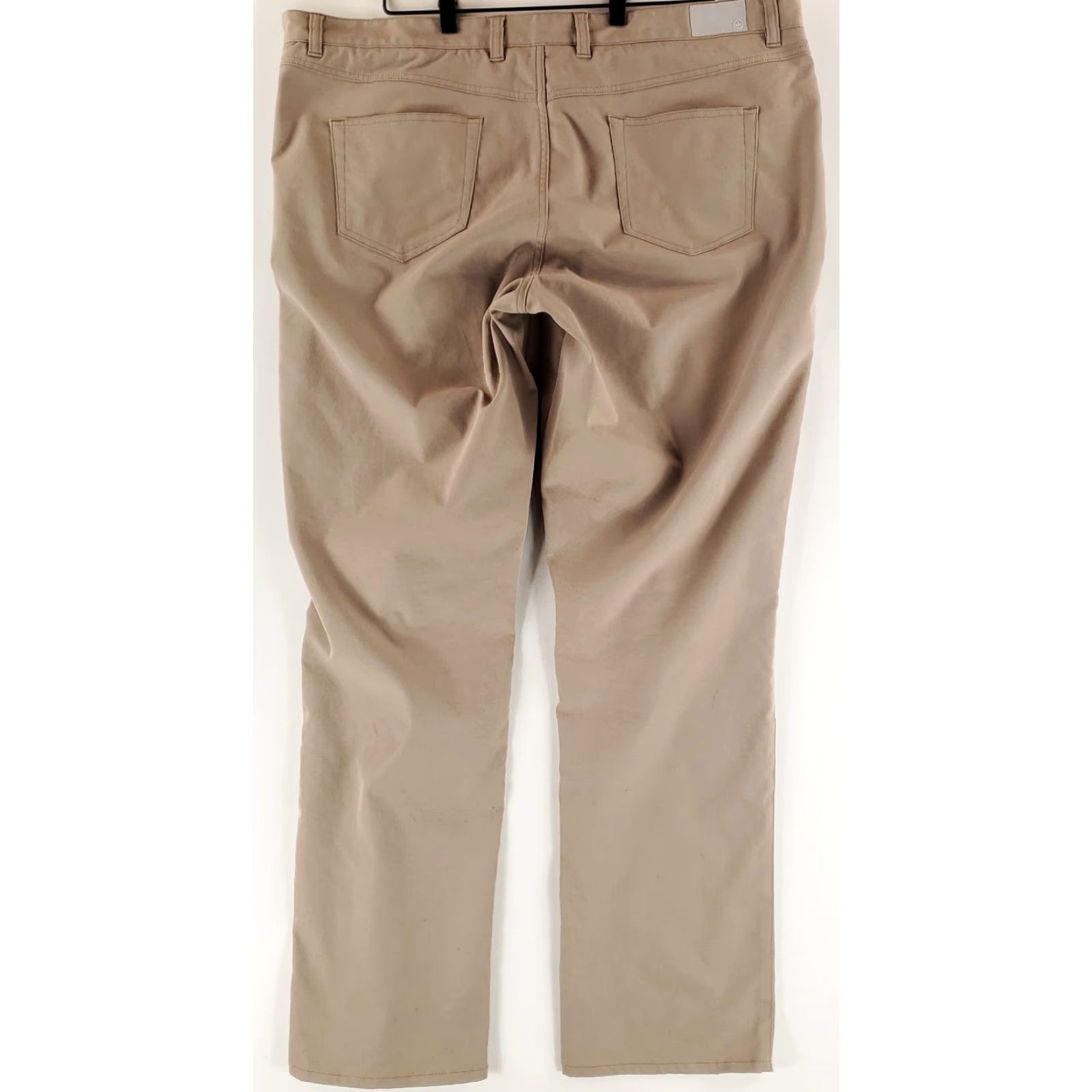 Peter Millar Peter Millar Pants Chino Brown 43x32 Regular Mens 42x32 EB66 Performance Brown Size US 43 - 4 Thumbnail
