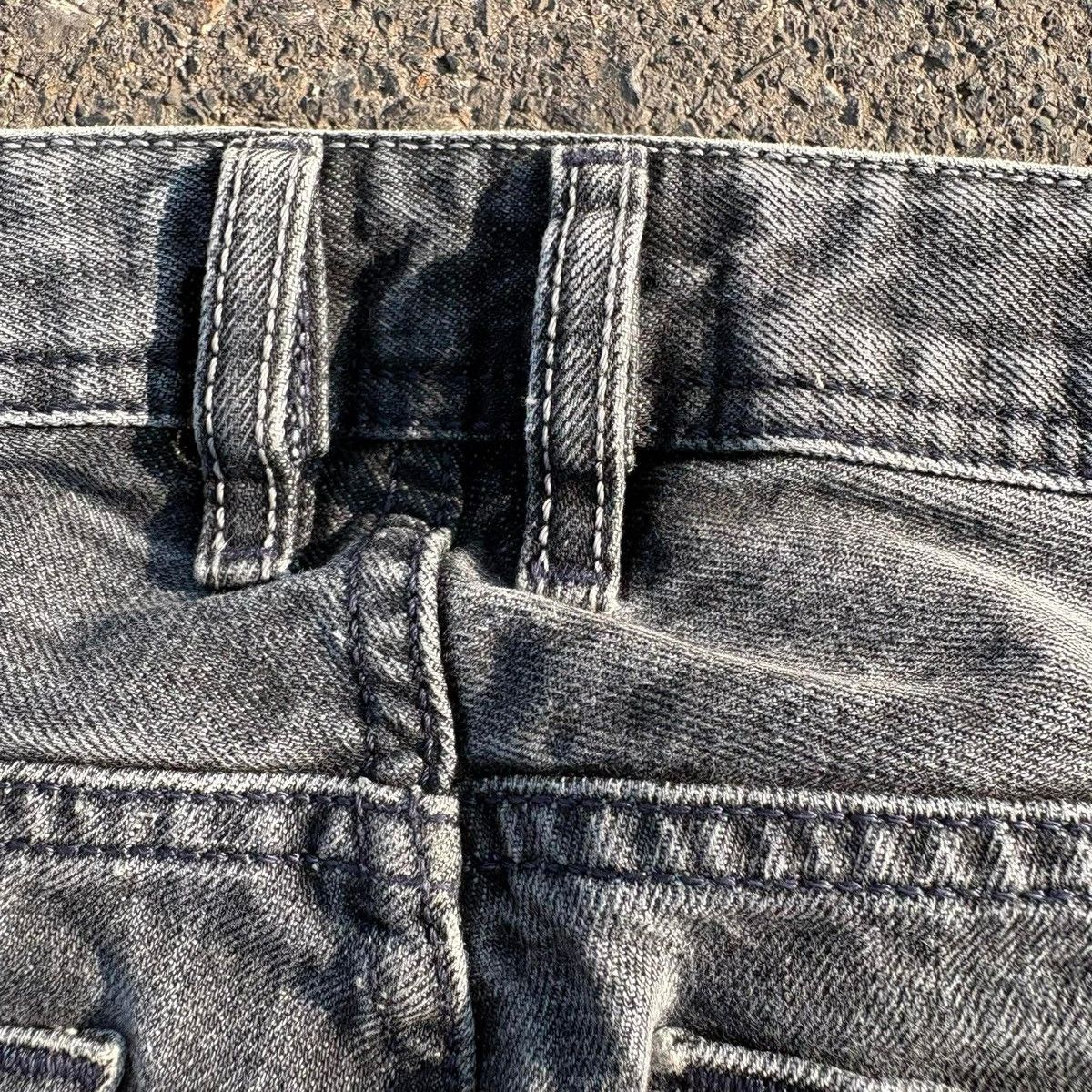 Diesel ❌SOLD❌Diesel Grey Distressed Denim Shorts Made in Italy Size US 30 / EU 46 - 15 Thumbnail