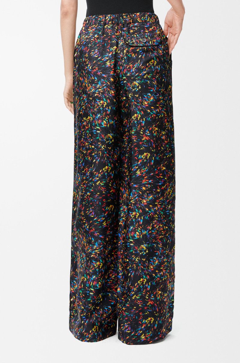 Loewe o1in1g0426 Pyjama Trousers in Silk in Multicolor Size 27" / US 4 / IT 40 - 4 Thumbnail