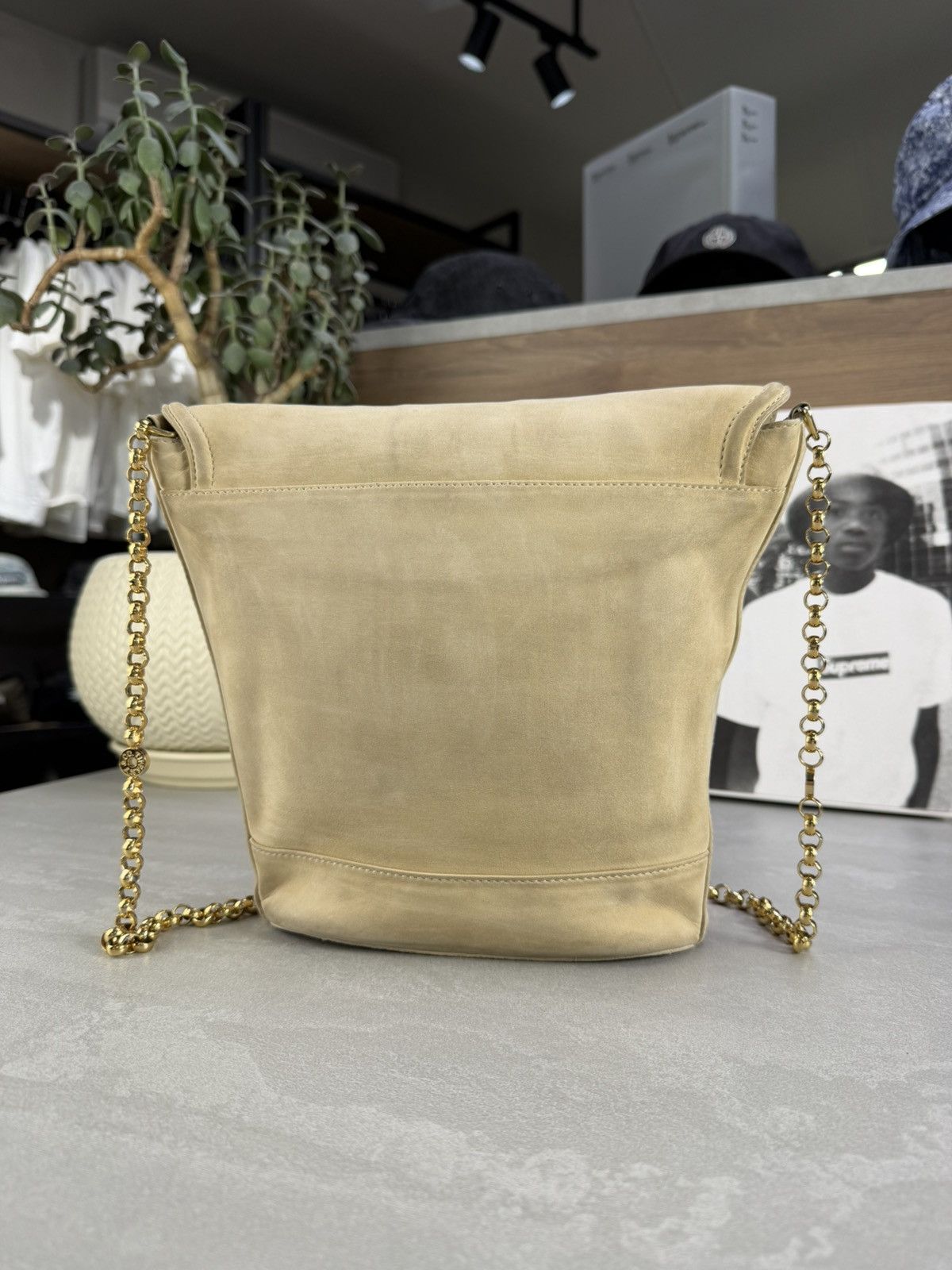 Tiffany & Co. TIFFANY & Co. Chain Shoulder Bag crossbody beigegold vintage Size ONE SIZE - 7 Thumbnail