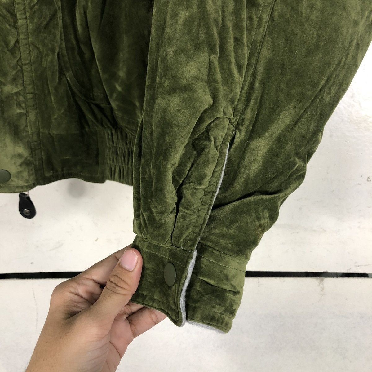 Japanese Brand VTG REVERSIBLE BOMBER JACKET VELVET DANGER SAIL ISSEYMIYAKE Size US M / EU 48-50 / 2 - 17 Thumbnail