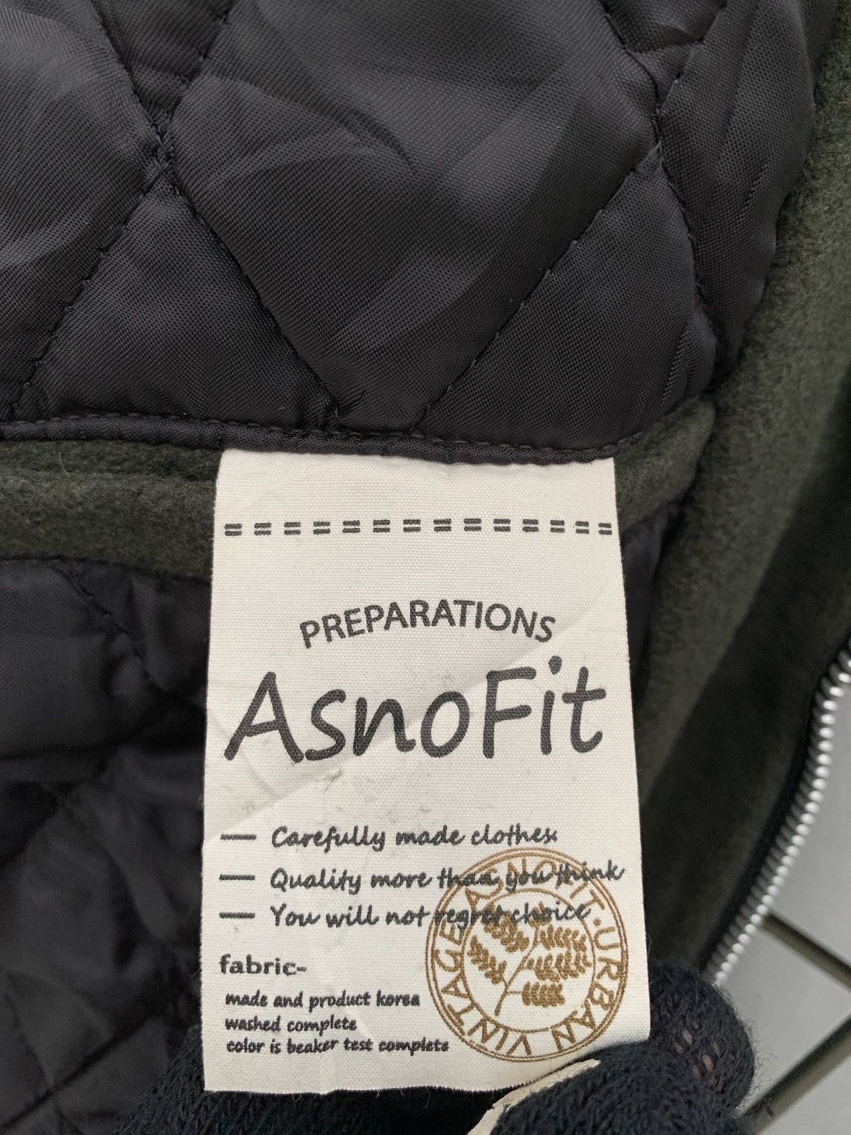 Other Vintage Japanese Brand Asnofit Bomber Jacket Size US L / EU 52-54 / 3 - 10 Thumbnail