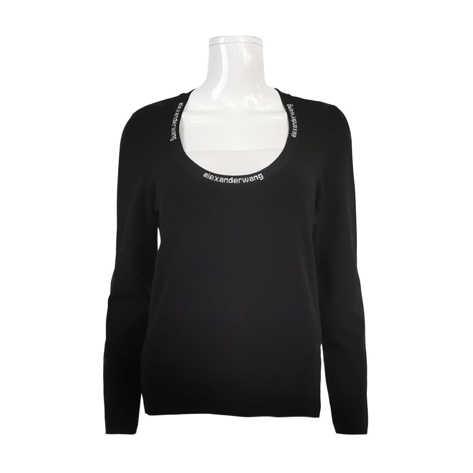Alexander Wang Alexander Wang Logo Knit Sweater XL Size XL / US 12-14 / IT 48-50 - 1 Thumbnail