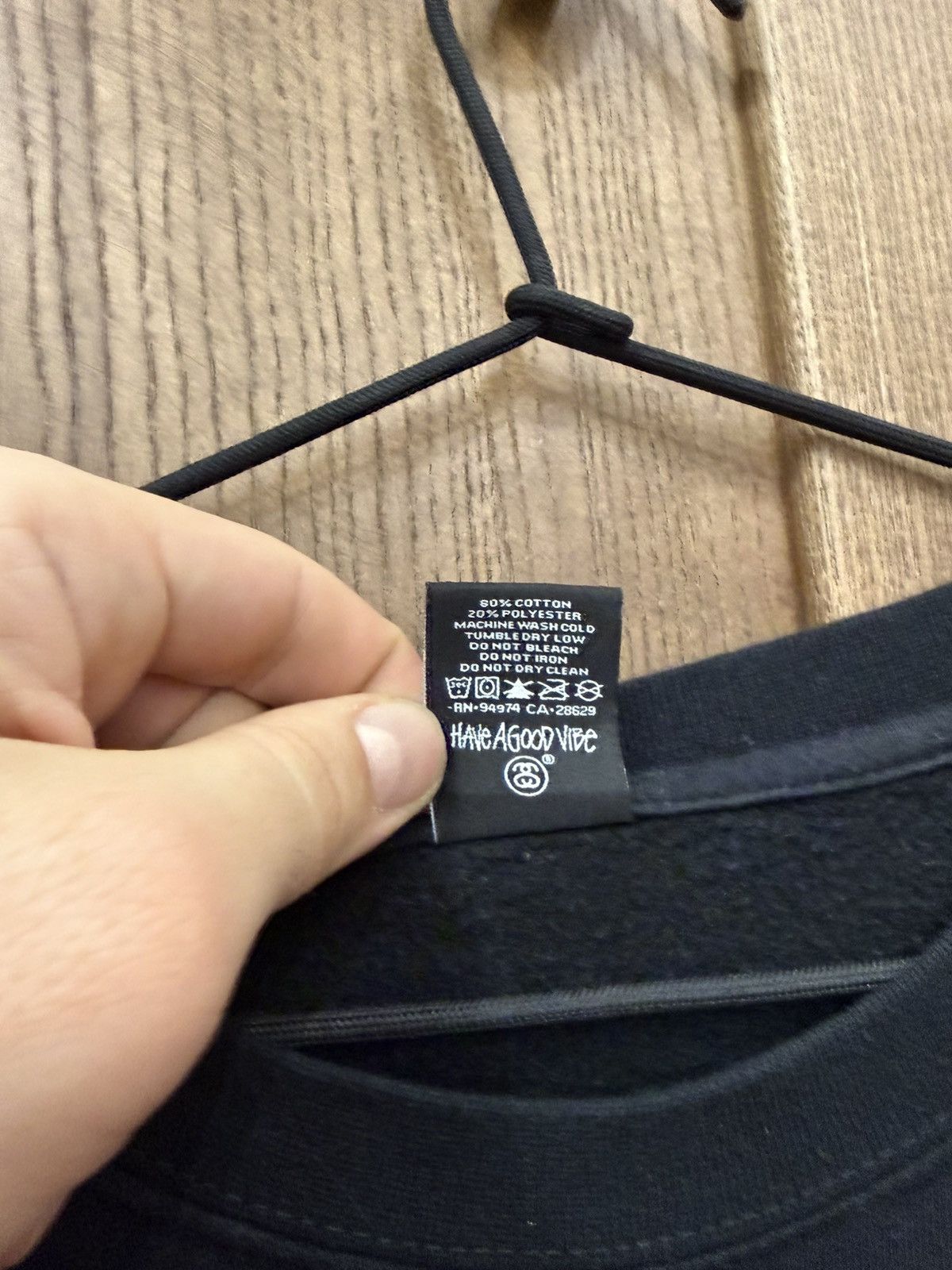 Stussy Stussy "the tide is high" Black Sweatshirt Size US L / EU 52-54 / 3 - 7 Thumbnail