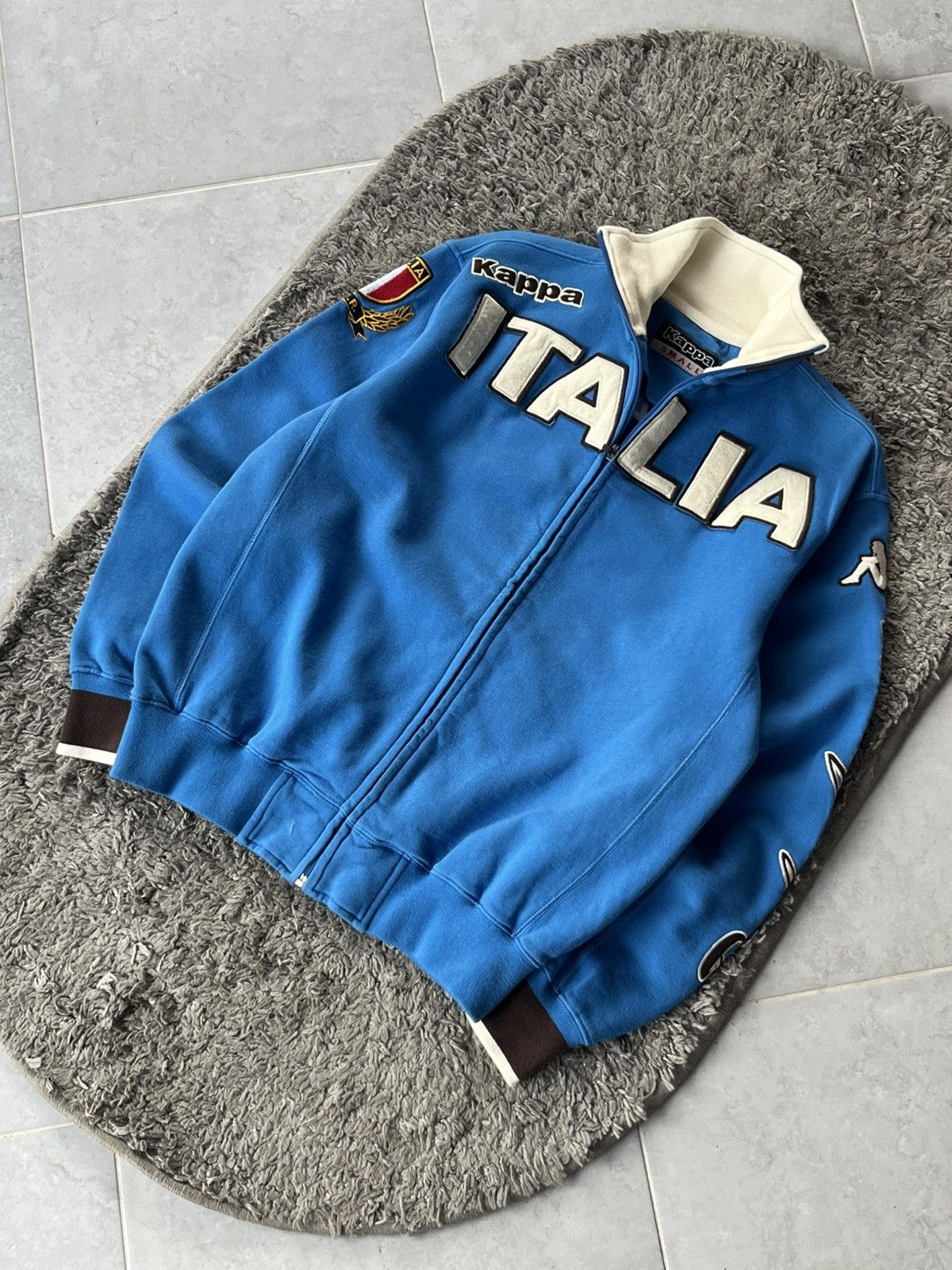 Kappa Vintage Zip Kappa Soccer ITALIA 🇮🇹 Size US M / EU 48-50 / 2 - 2 Thumbnail