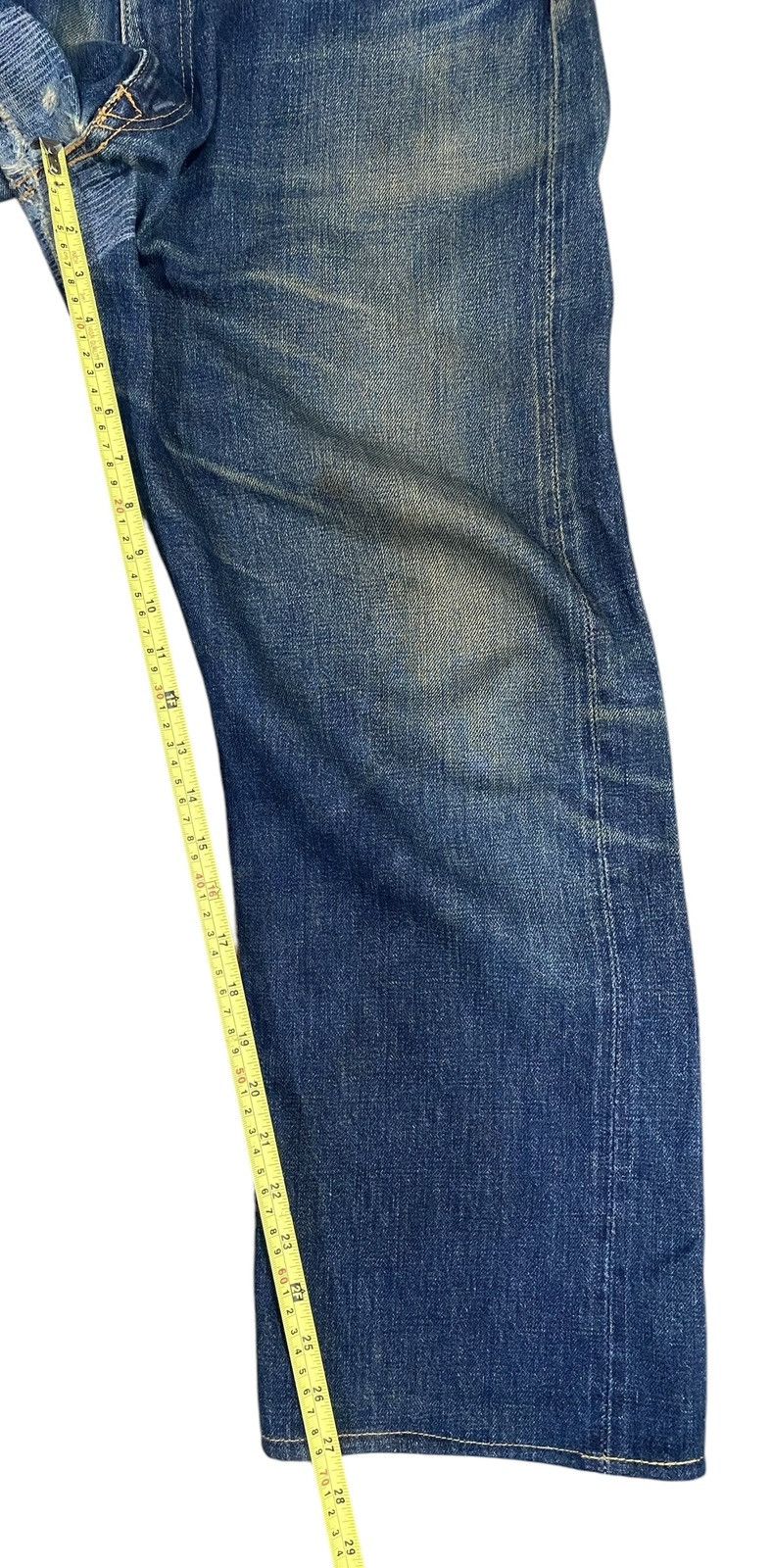 Denime Vintage🔥DENIME Selvage Aging Redline Jean W36 Size US 36 / EU 52 - 20 Thumbnail
