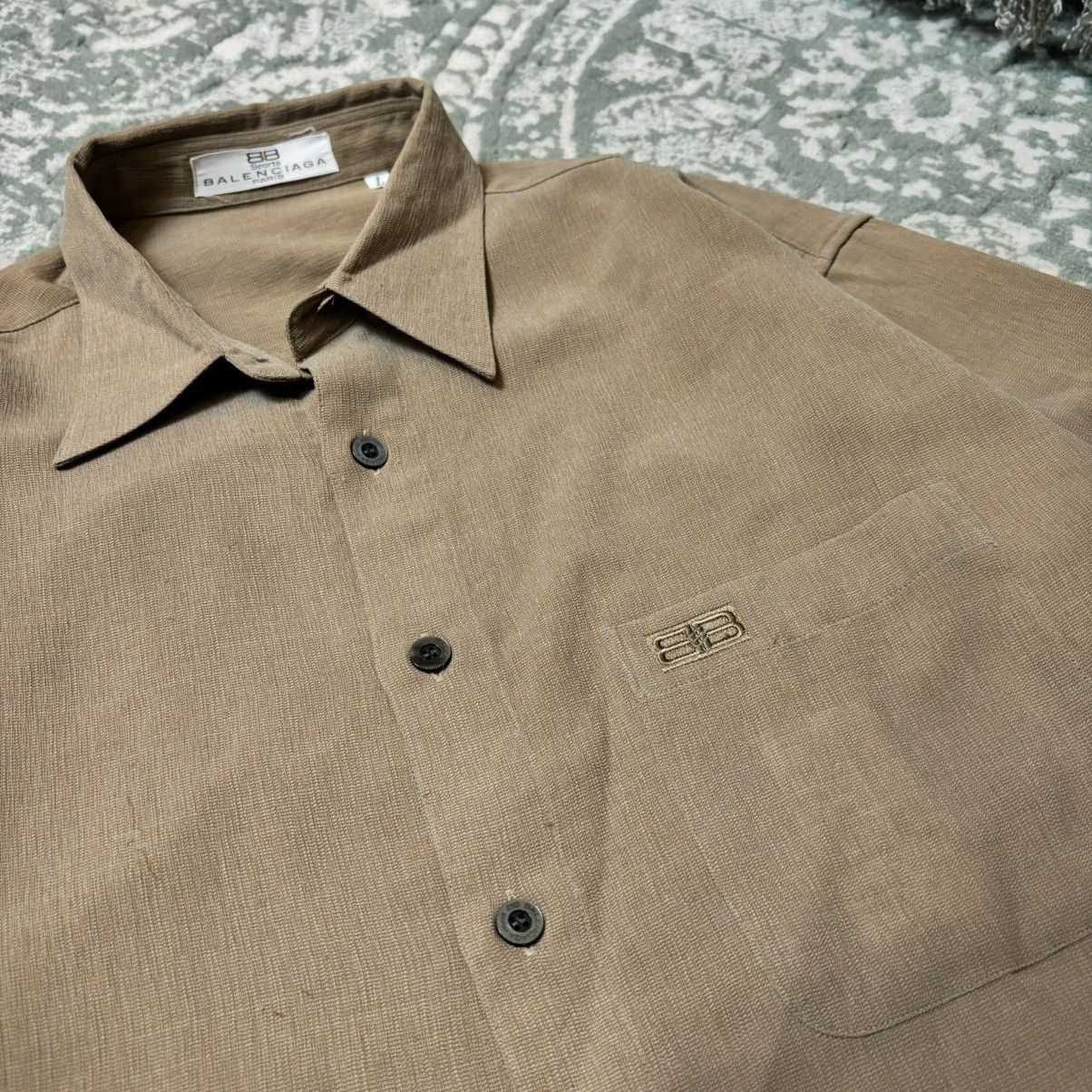 Balenciaga × Designer Balenciaga long sleeve button shirt Size US L / EU 52-54 / 3 - 4 Thumbnail