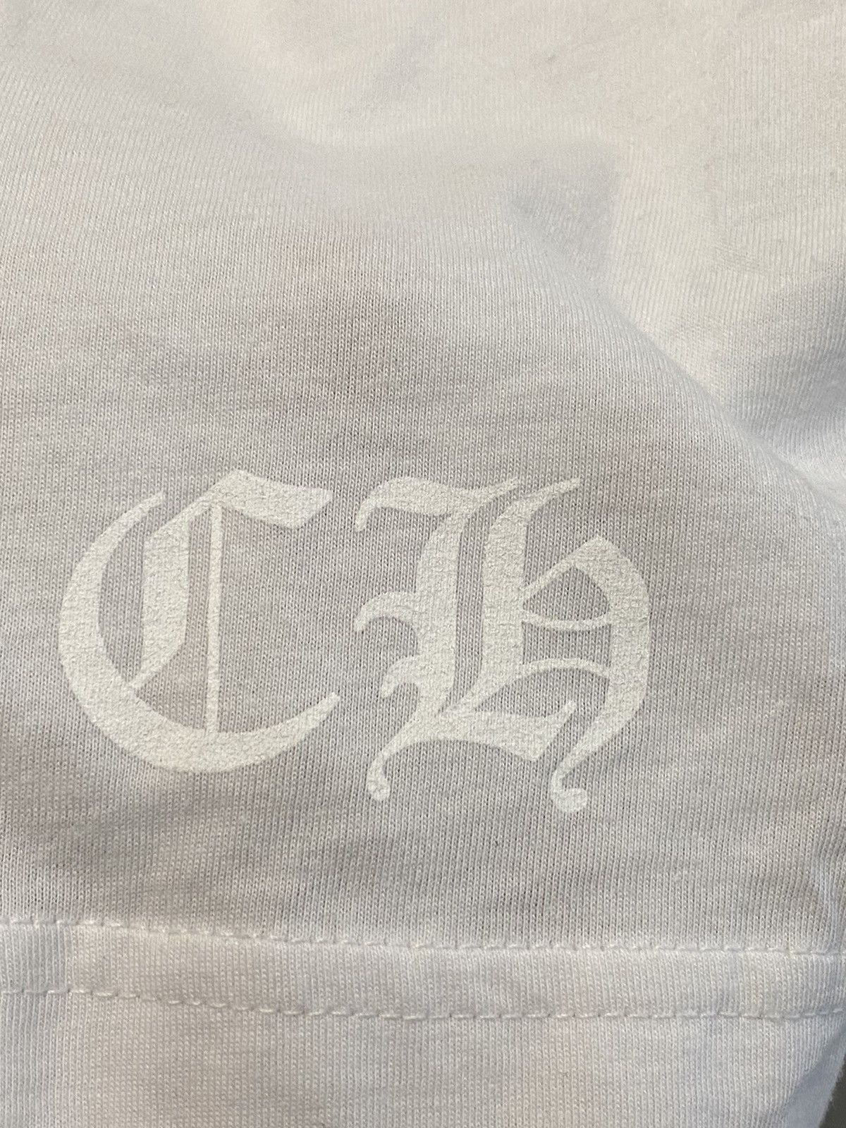 Chrome Hearts Chrome Hearts Script Neck Logo Triple White Longsleeve Size US L / EU 52-54 / 3 - 4 Thumbnail