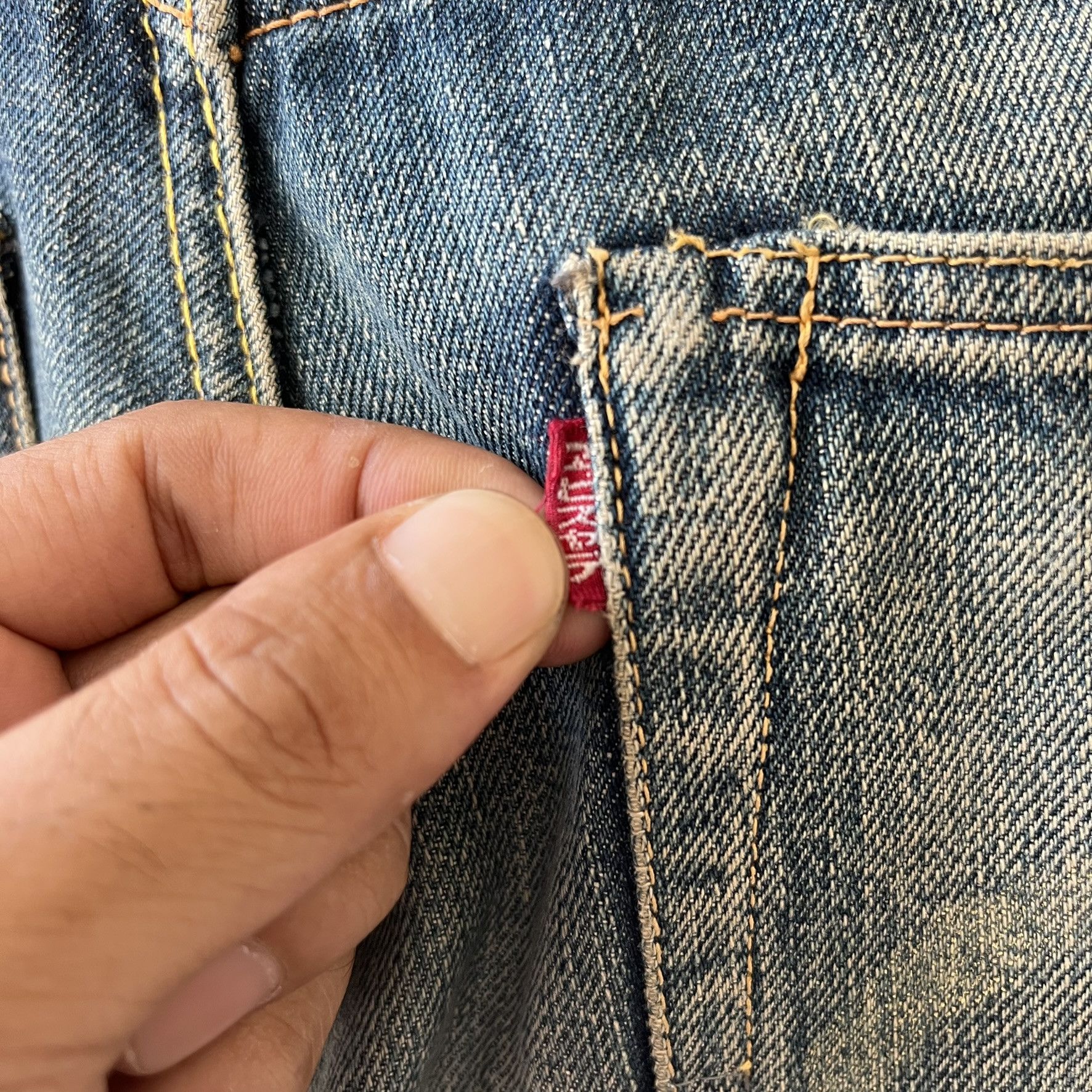 Evisu Size 30x29 Vintage Evis Daicock Selvedge Japanese Denim Size US 30 / EU 46 - 11 Thumbnail
