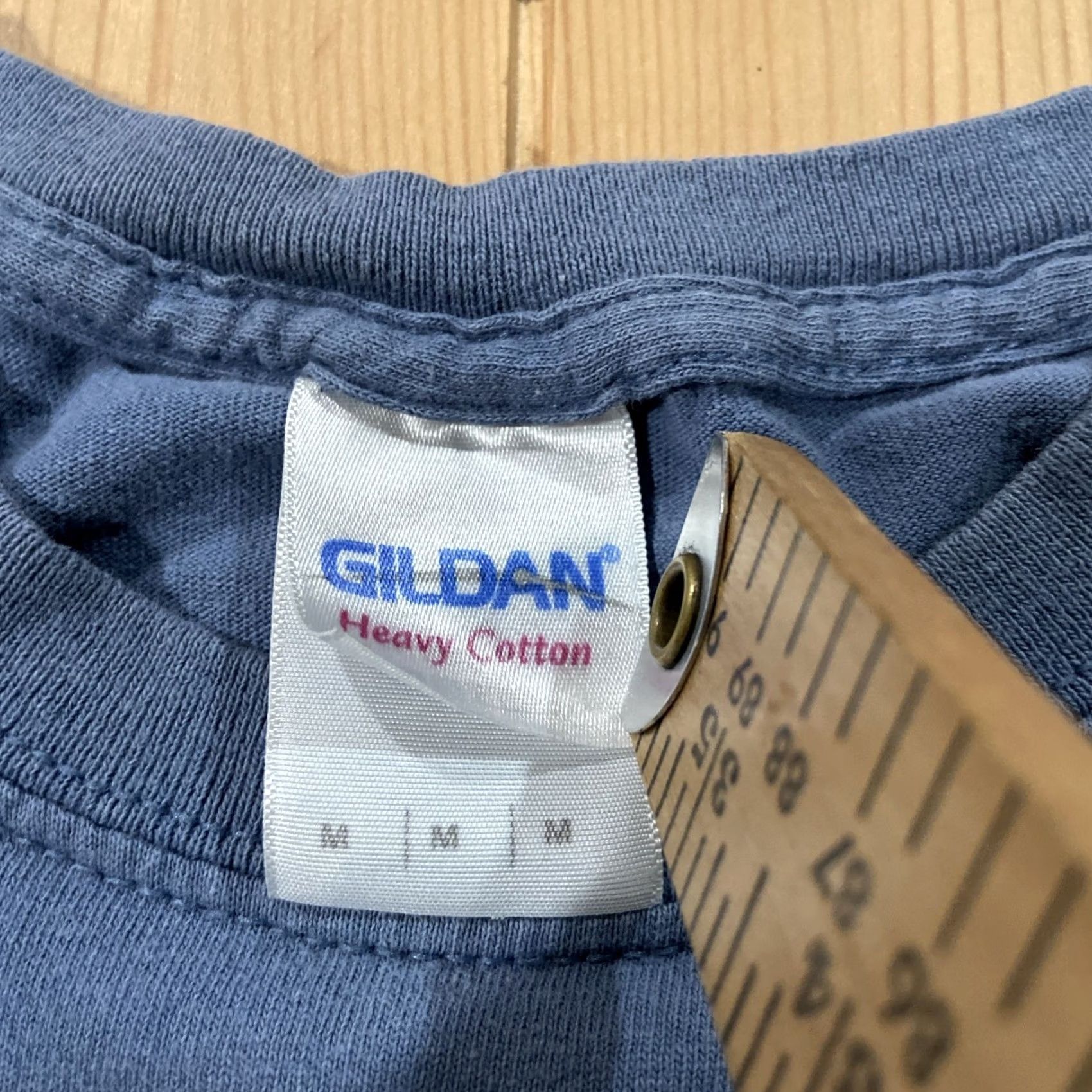 Gildan VINTAGE 90s Lost Creek Outfitters Blue Eagle T Shirt Medium Men Cotton Crew Neck Short Sleeve Gildan Regular XS? No Size US M / EU 48-50 / 2 - 3 Thumbnail
