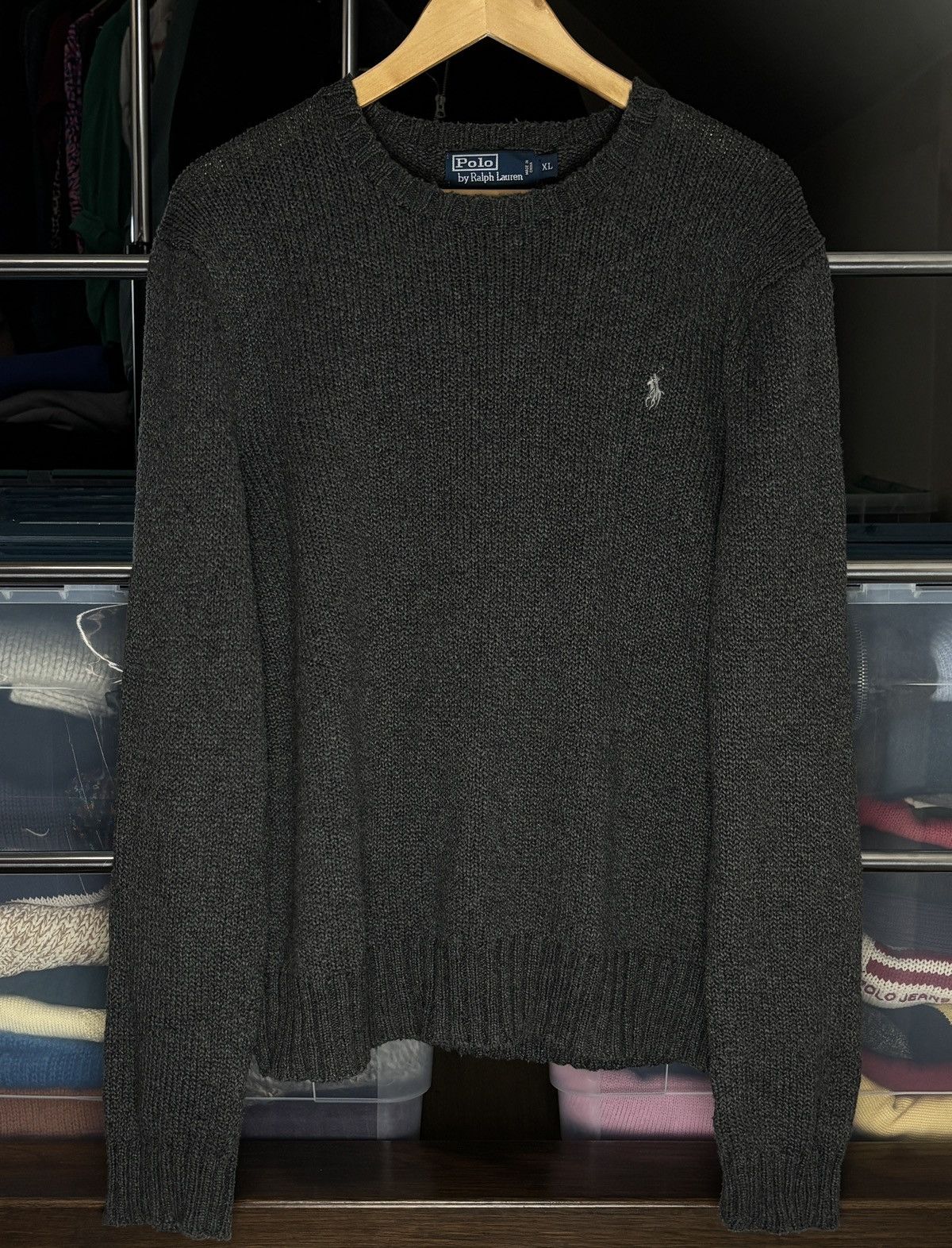 Polo Ralph Lauren Polo Ralph Lauren vintage knit cotton & linen sweater Size US XL / EU 56 / 4 - 1 Thumbnail