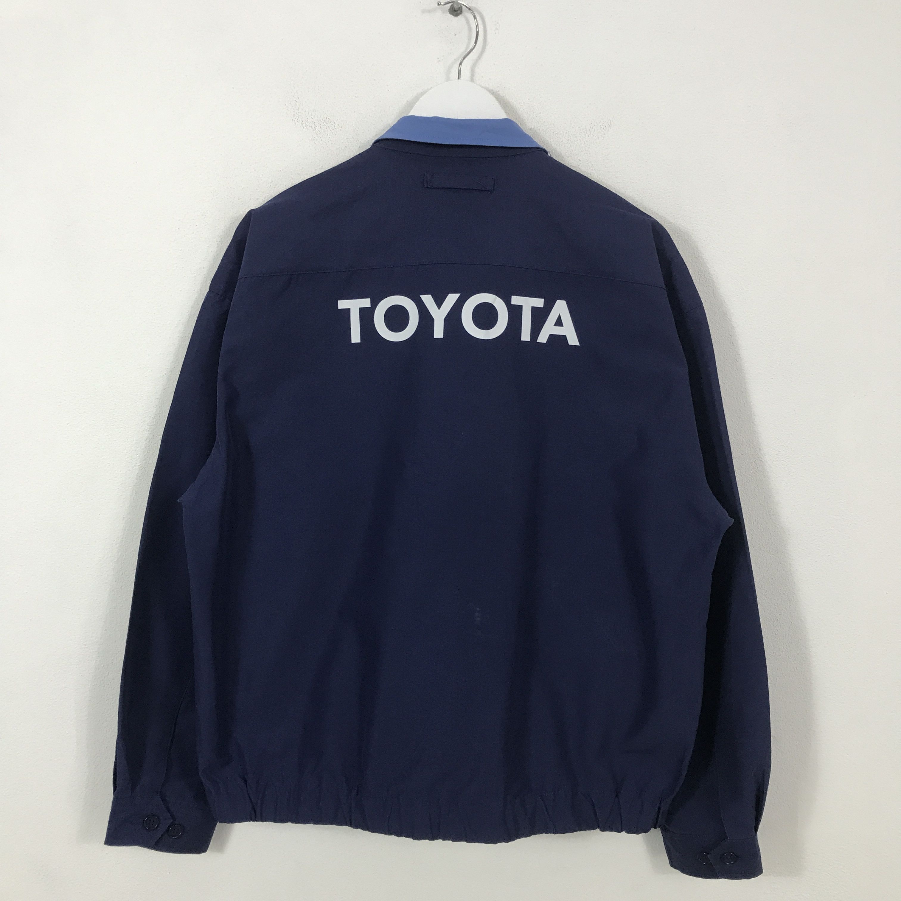 Japanese Brand Toyota Japan Blue Jacket Work uniform Custom jacketK73B3 Size US L / EU 52-54 / 3 - 1 Thumbnail