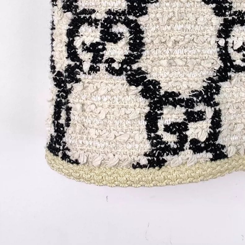Gucci Gucci Colorful Logo Knit Mini Skirt-2505 Size 37" - 4 Thumbnail