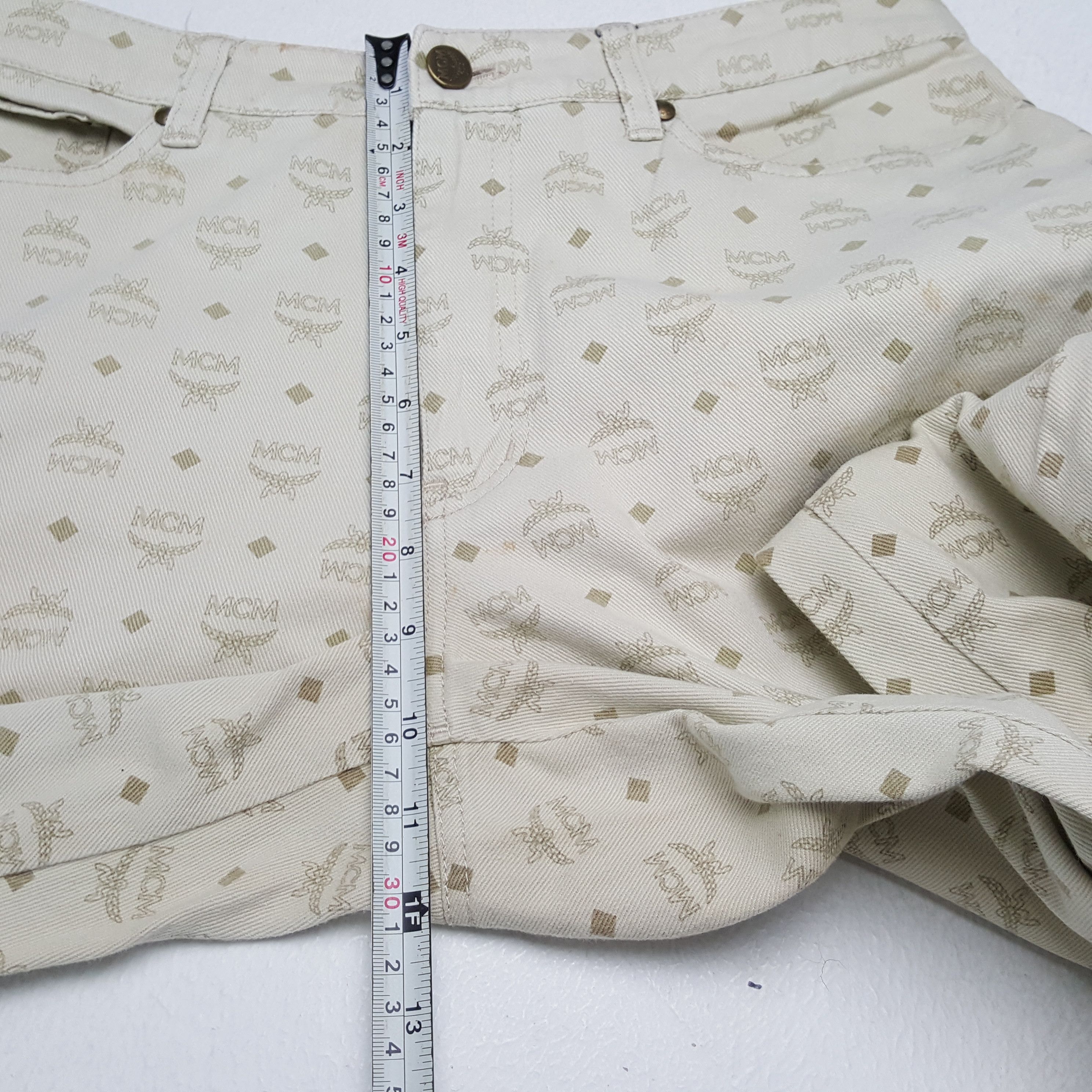MCM × Vintage Vintage MCM LEGERE Fashion Brand Monogram Style Pants Size US 29 - 8 Thumbnail