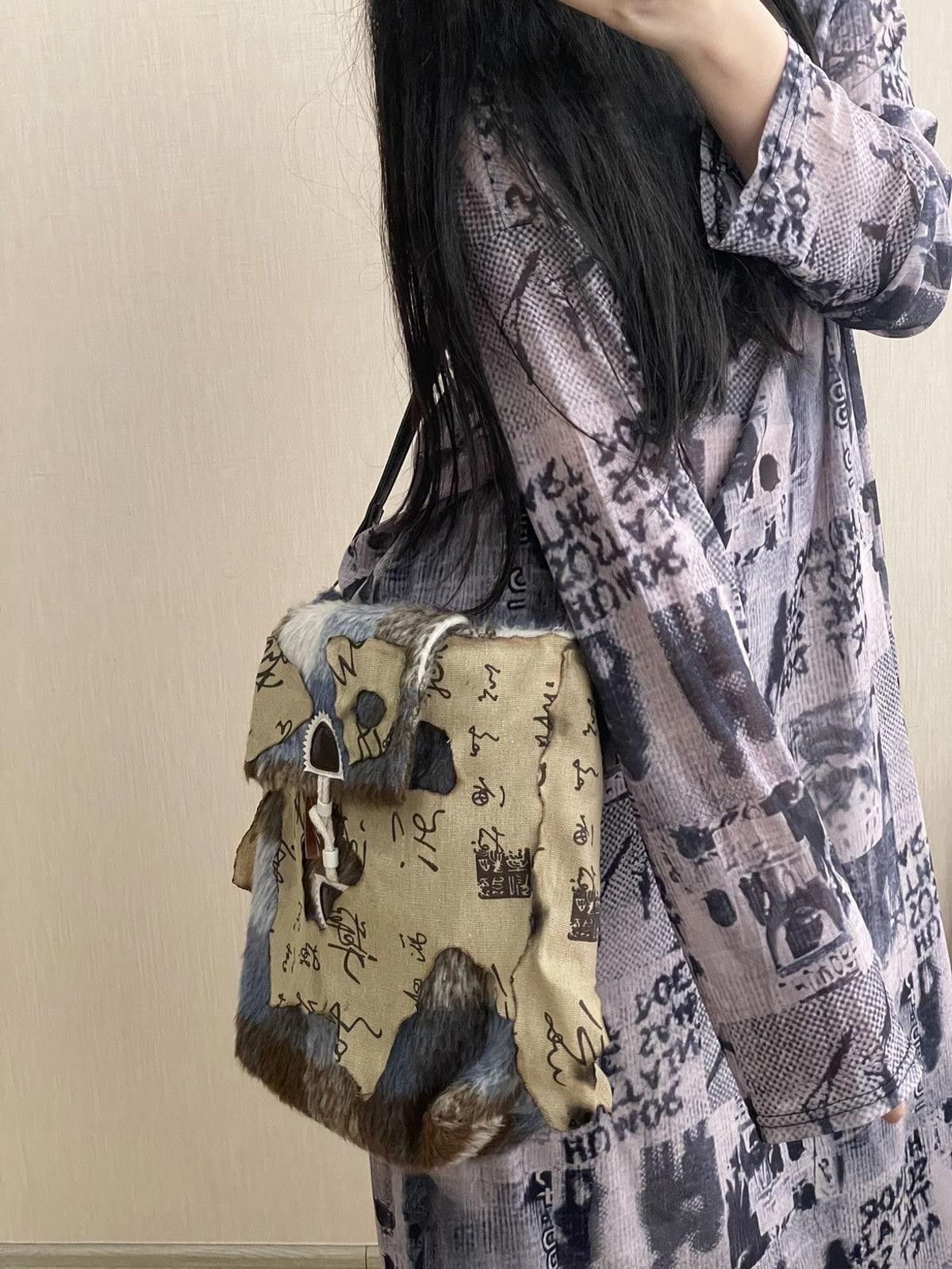 Vintage Patchwork Crossbody Bag Size ONE SIZE - 6 Thumbnail
