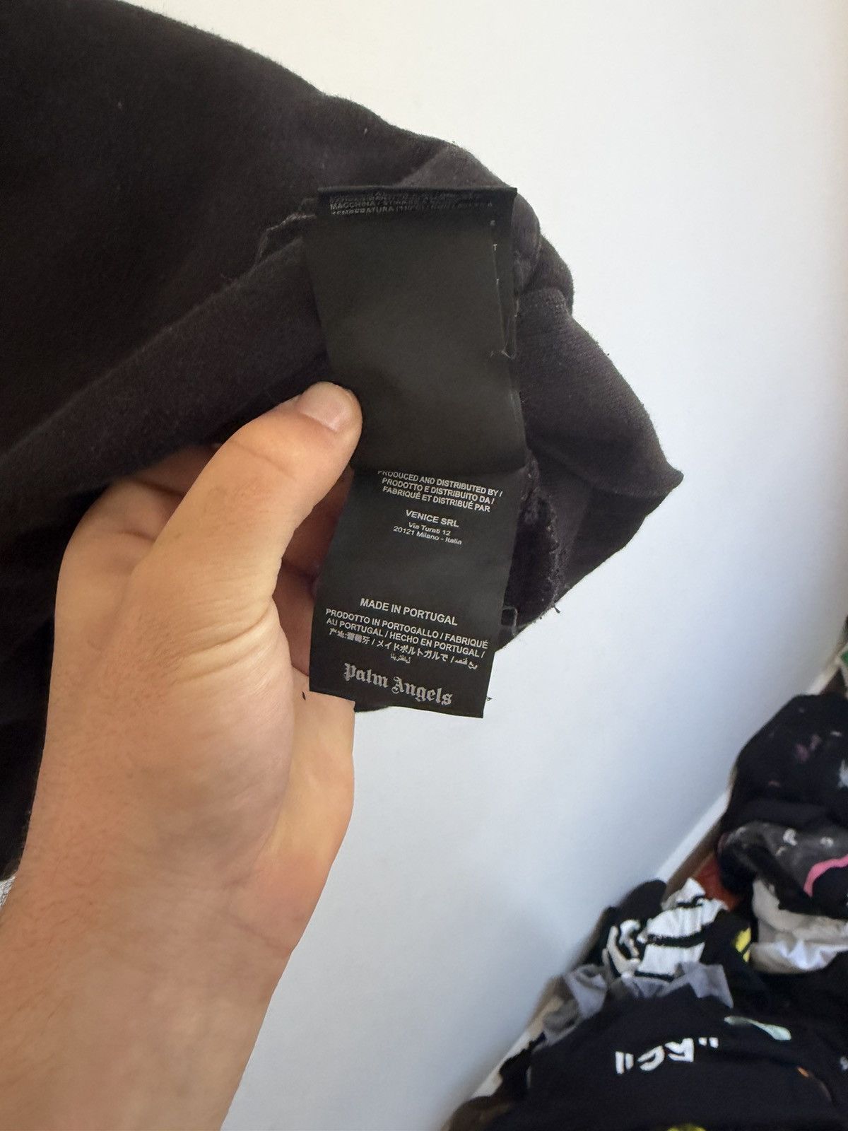 Palm Angels Palm Angels Paris sprayed logo hoodie Size US M / EU 48-50 / 2 - 11 Thumbnail