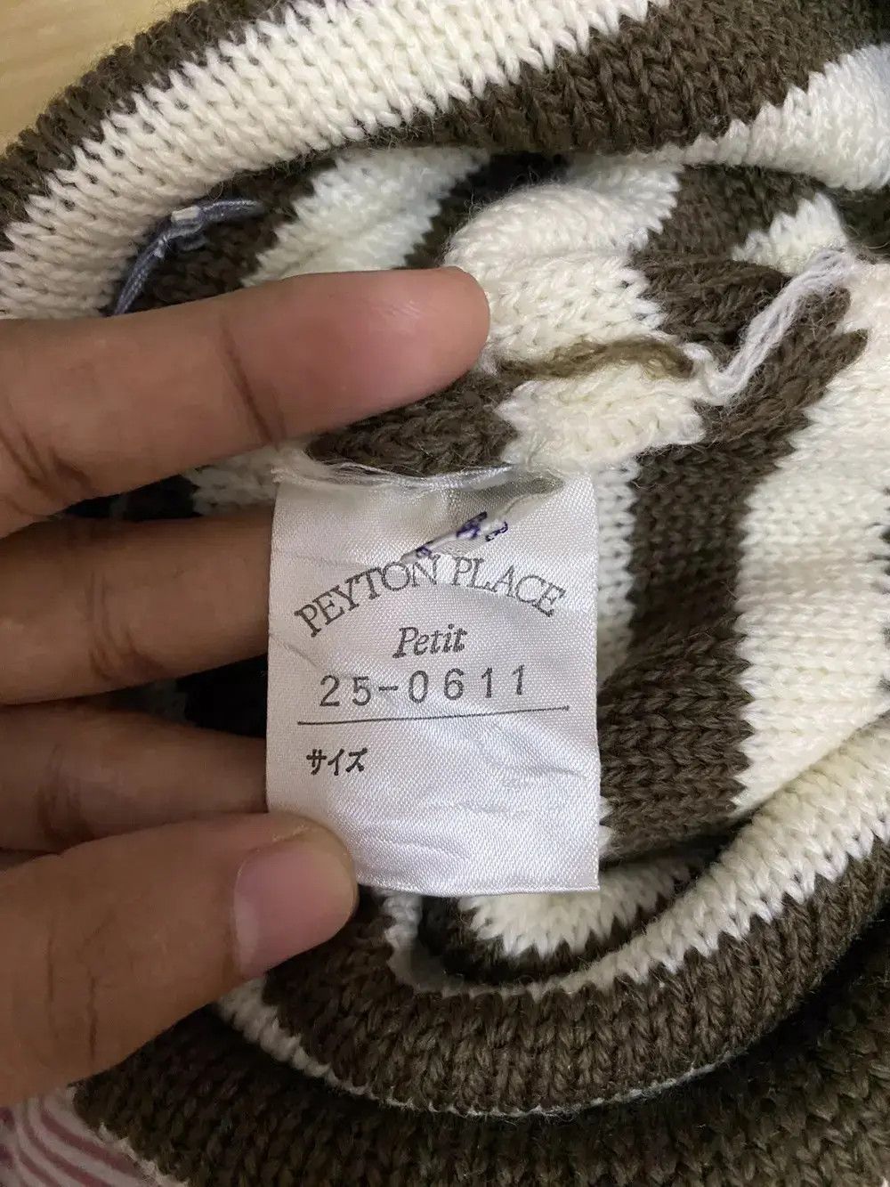 PPFM Peyton Place Stripe Design Rare Beanie Hat Size ONE SIZE - 7 Thumbnail