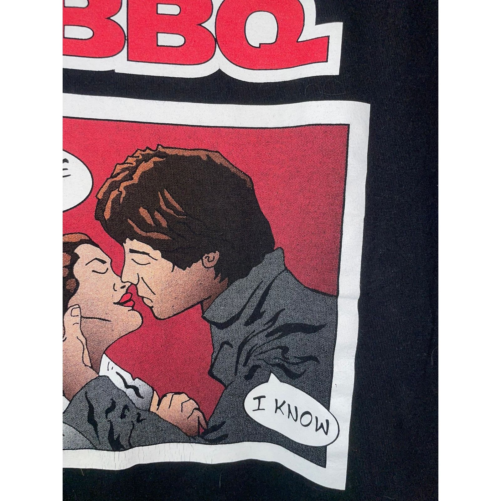 Vintage Meat BBQ Shirt I Love Meat Graphic Star Wars Punk band Tee Size US L / EU 52-54 / 3 - 4 Thumbnail