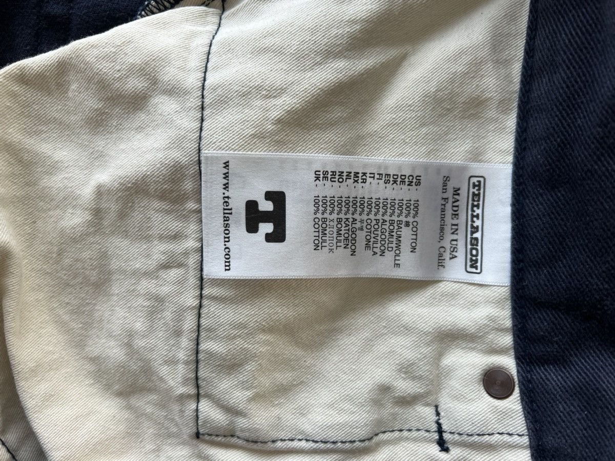 Tellason Ladbroke Grove Slim Tapered Navy Twill Size US 36 / EU 52 - 6 Thumbnail