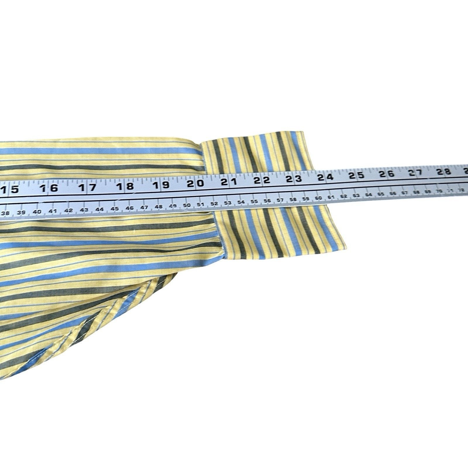 Other VTG Jack Parrish Shirt Men 15.5 Yellow Stripe Pointed Dagger Size US M / EU 48-50 / 2 - 8 Thumbnail
