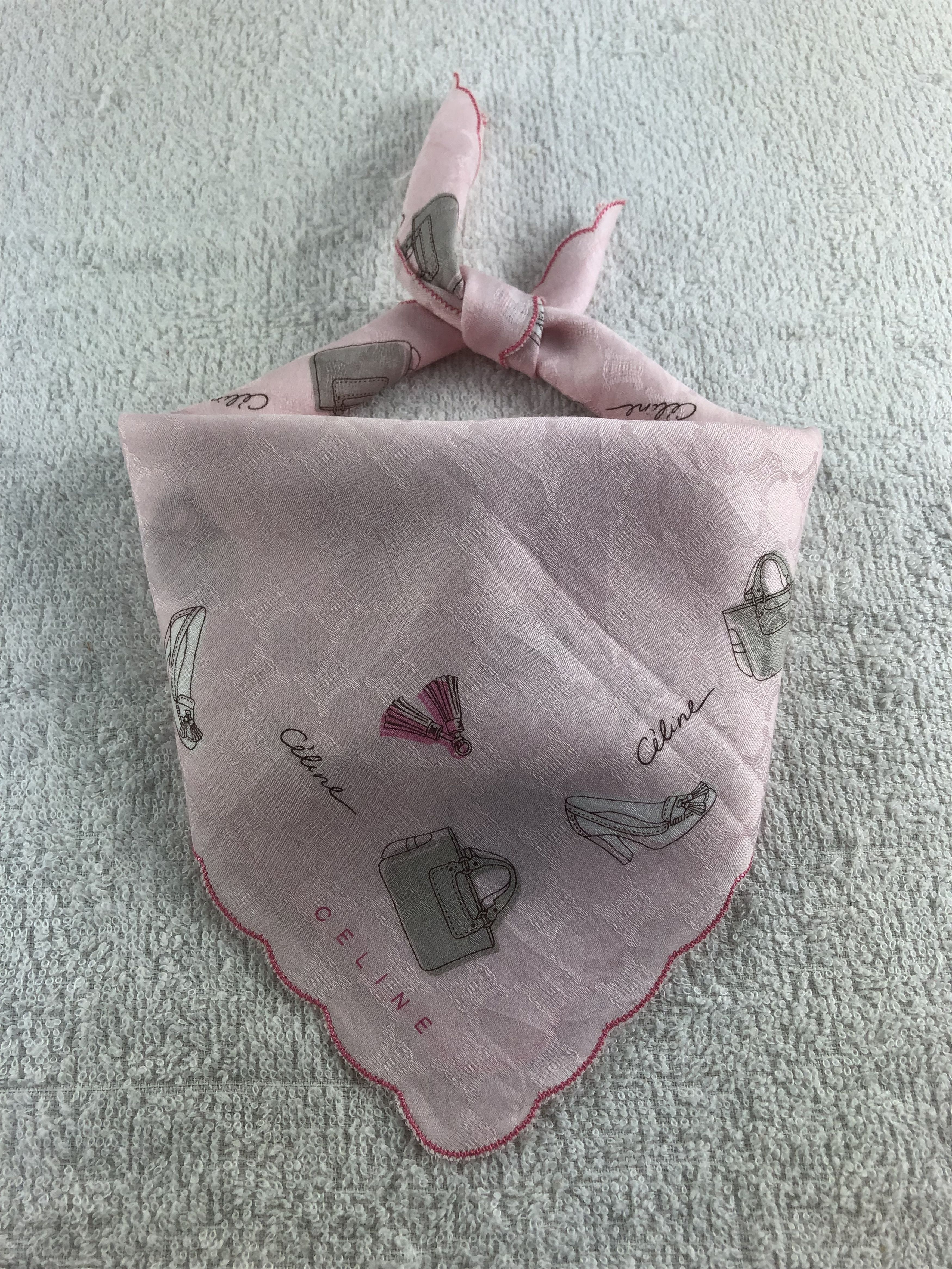 Celine Celine Handkerchief / Bandana / Neckerchief C294 Size ONE SIZE - 1 Thumbnail