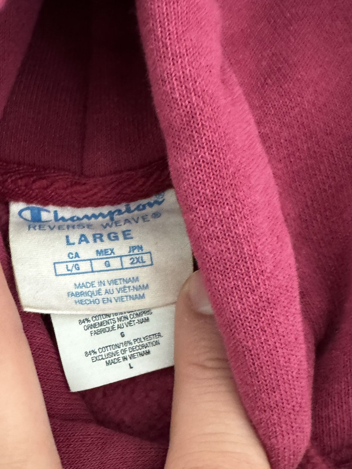 Champion Champion Logo Reverse Weave Hoodie Size US L / EU 52-54 / 3 - 5 Thumbnail