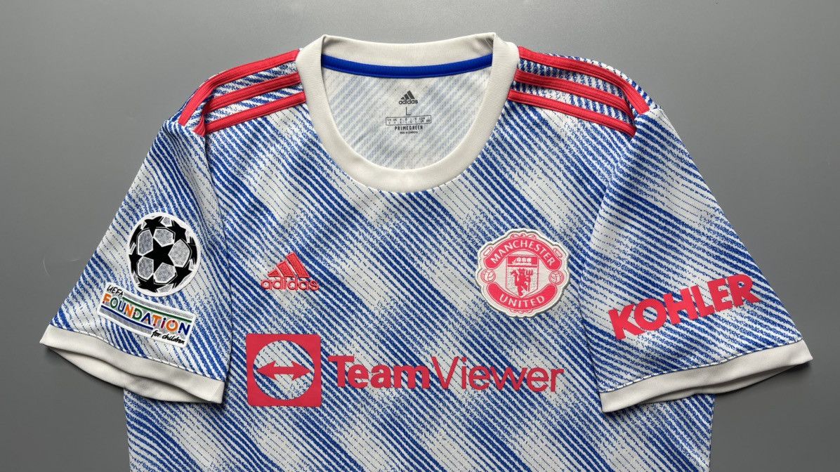 Adidas MANCHESTER UNITED ADIDAS 2021/2022 AWAY JERSEY #7 RONALDO Size US L / EU 52-54 / 3 - 3 Thumbnail