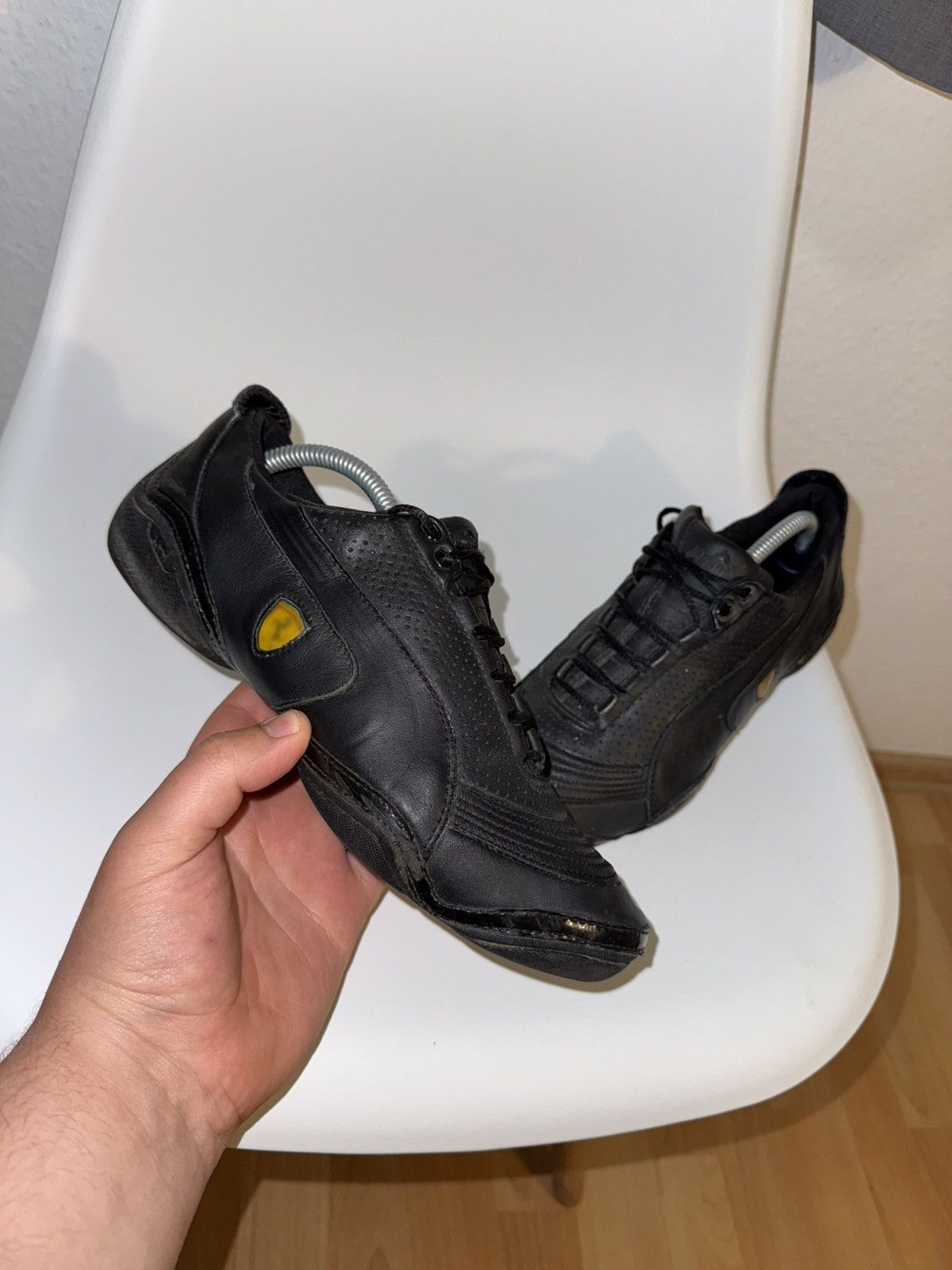 Puma PUMA x Lamborghini Black Leather Driving – Rare Motorsport Size US 7 / EU 40 - 3 Thumbnail