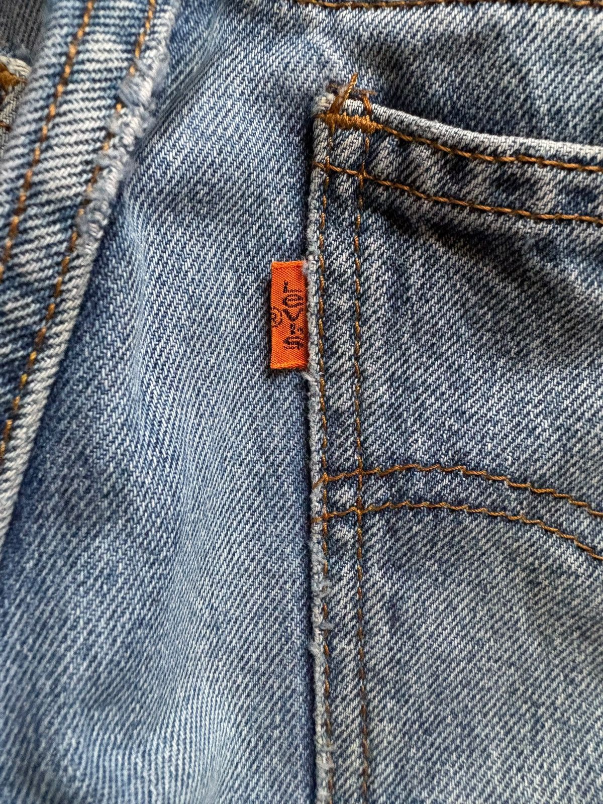 Levi's Vintage 90s Levis 220 Orange Tab Mud Wash Loose Jeans Size US 30 / EU 46 - 9 Thumbnail