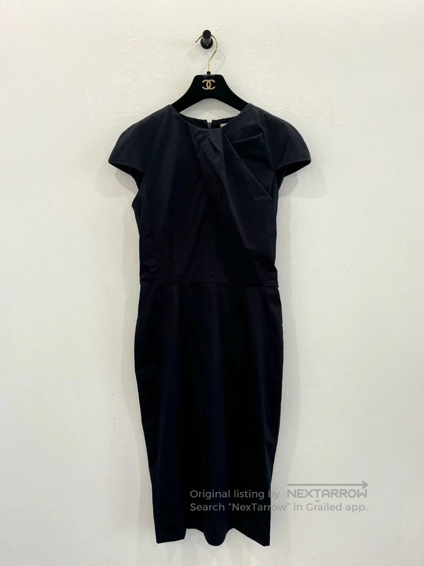 Dior black pleated dress by dior. Size US 40 / EU 56 - 1 Thumbnail
