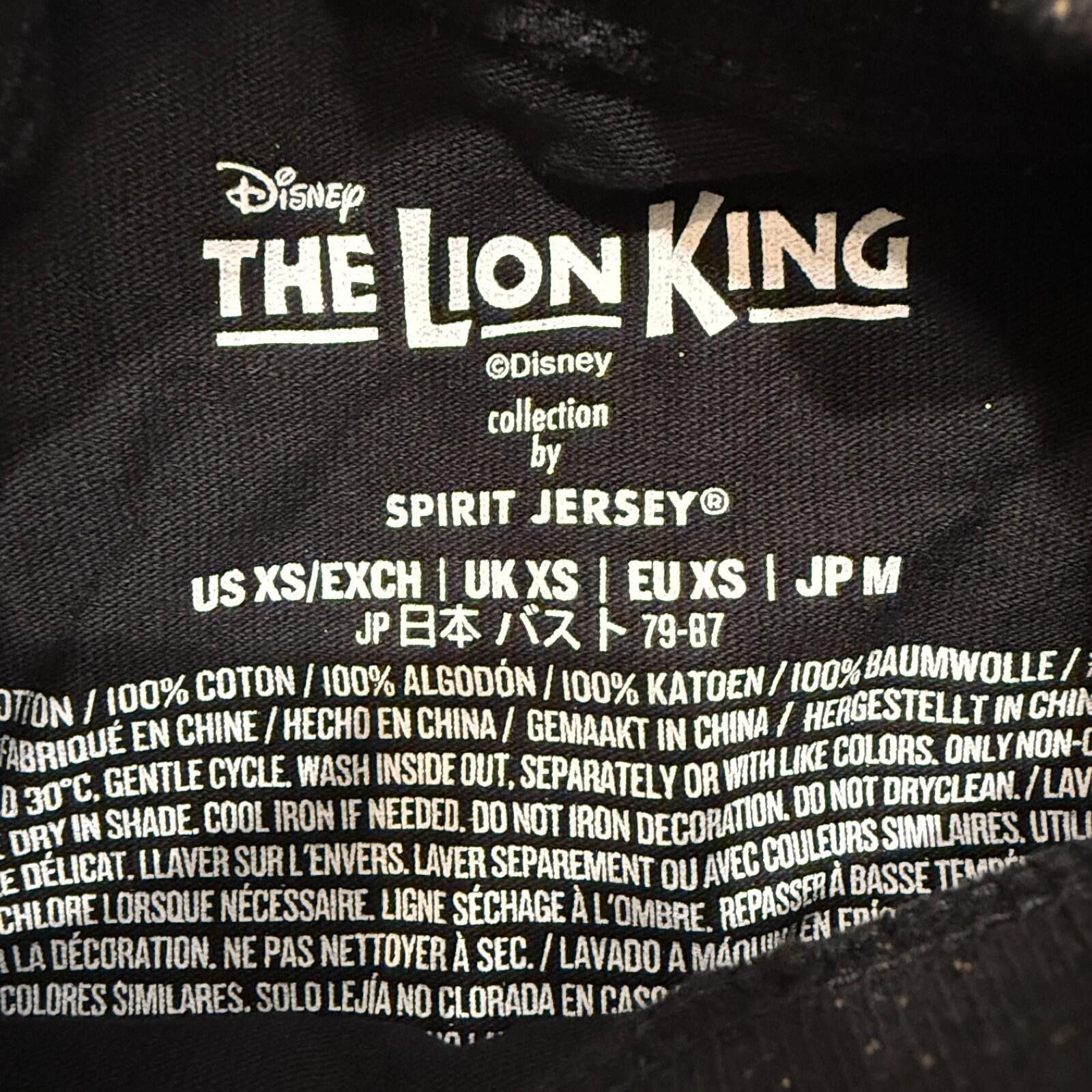 Disney Disney Lion King Spirit Jersey Simba Graphic Top Womens XS Size XS / US 0-2 / IT 36-38 - 3 Thumbnail