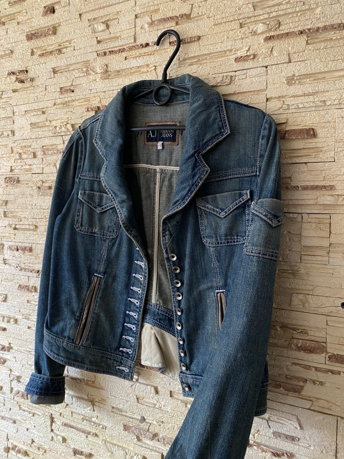 Armani Armani Archive Napoleon Multibutton Denim Jacket Size M / US 6-8 / IT 42-44 - 5 Thumbnail