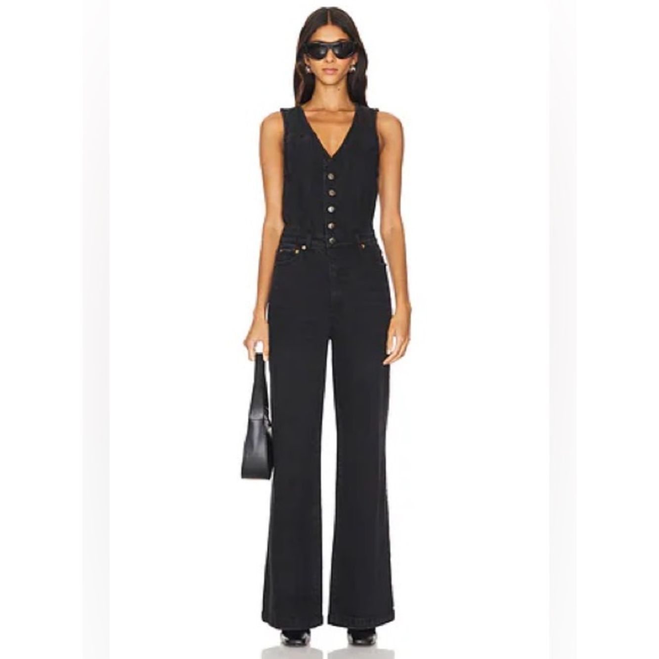 Pistola PISTOLA Aria Denim Jumpsuit in Mulholland – NWT Size Small Size 27" / US 4 / IT 40 - 1 Thumbnail