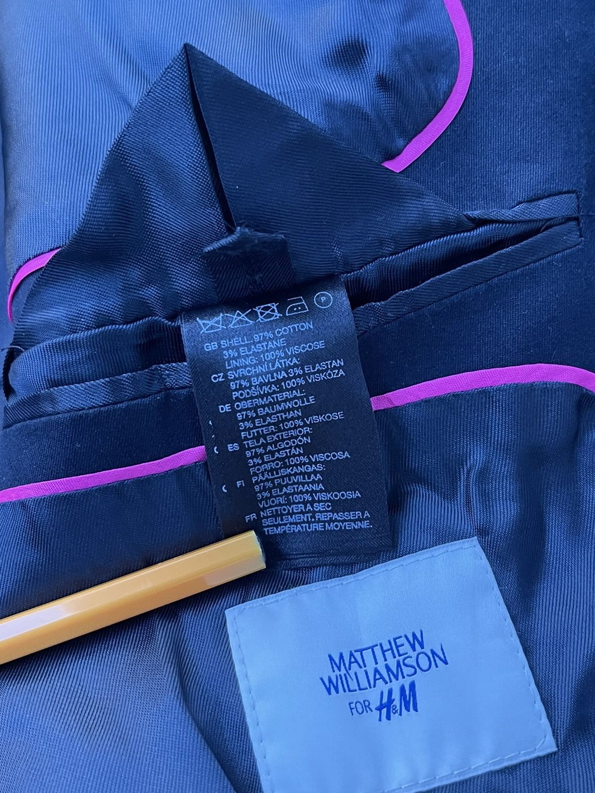Other AW09 Matthew Williamson X H&M Mosaics Navy Blazer Size US M / EU 48-50 / 2 - 21 Thumbnail
