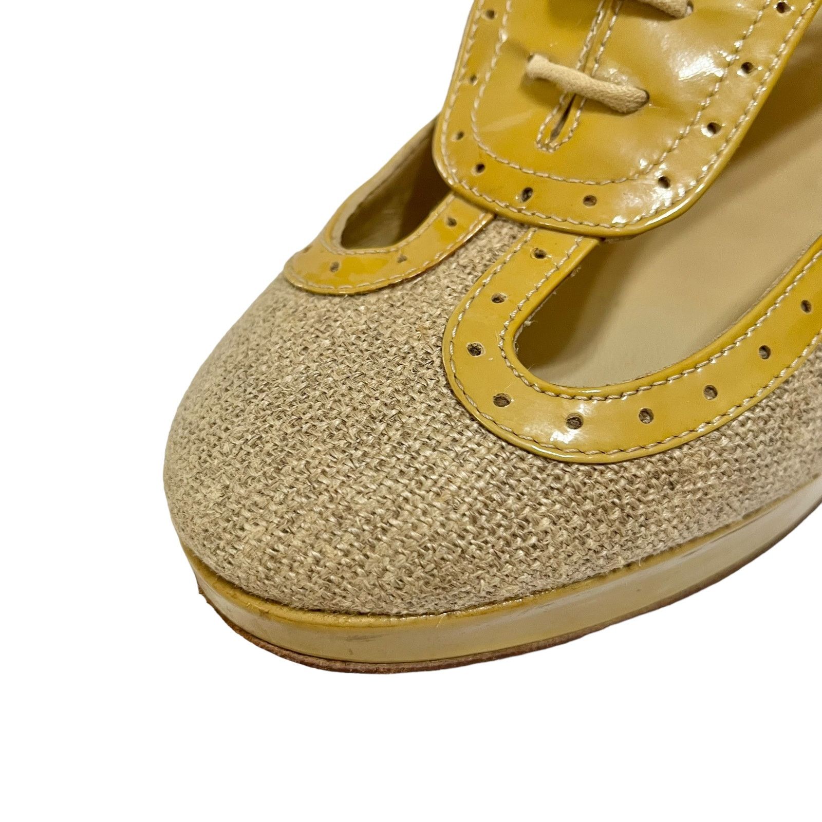 Opening Ceremony Opening Ceremony Oxford Lace-Up Cut-Out Slingback Heels Size US 6 / IT 36 - 11 Thumbnail