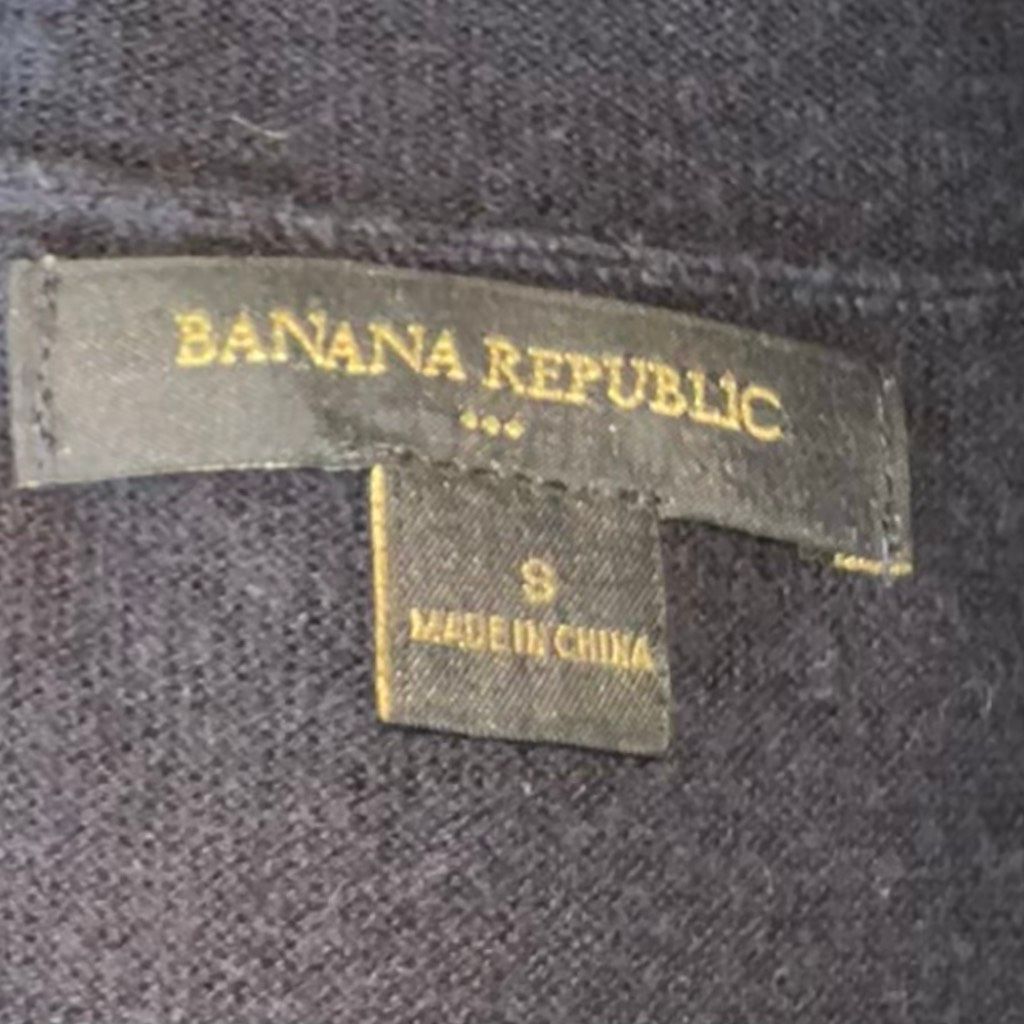 Banana Republic Banana Republic, Navy Blue Front Sequin Striped Long Tank, Women’s Small Size S / US 4 / IT 40 - 7 Thumbnail