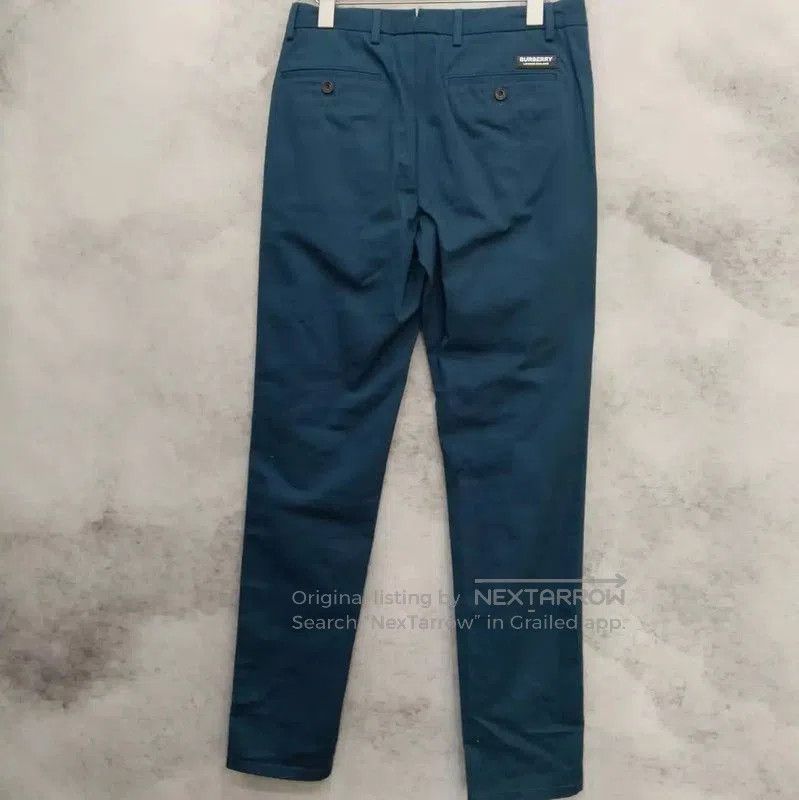 Burberry Burberry Lake Blue Cotton Casual Pants. Size US 34 / EU 50 - 2 Thumbnail