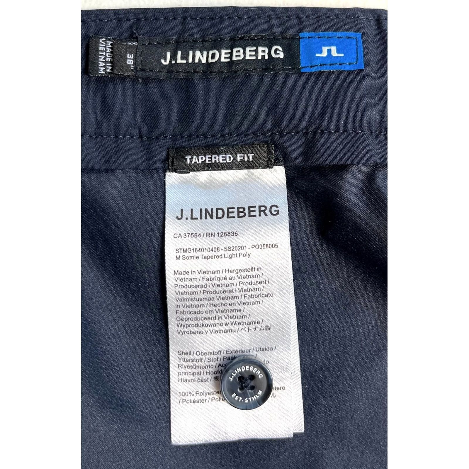 J.Lindeberg J.Lindeberg Shirt? Short? No, correct: Men's J.Lindeberg Somle Tapered Fit Light Poly Shorts Navy 38 Size US 38 / EU 54 - 7 Thumbnail