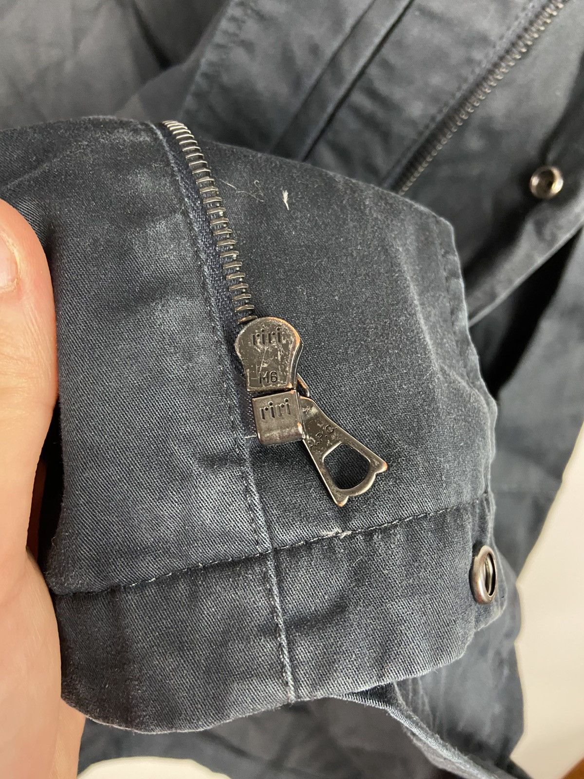 A.P.C. × Designer A.P.C. Navy Dark/Blue Faded Hooded Cliff Parka Mens Jacket Size US XXL / EU 58 / 5 - 18 Thumbnail