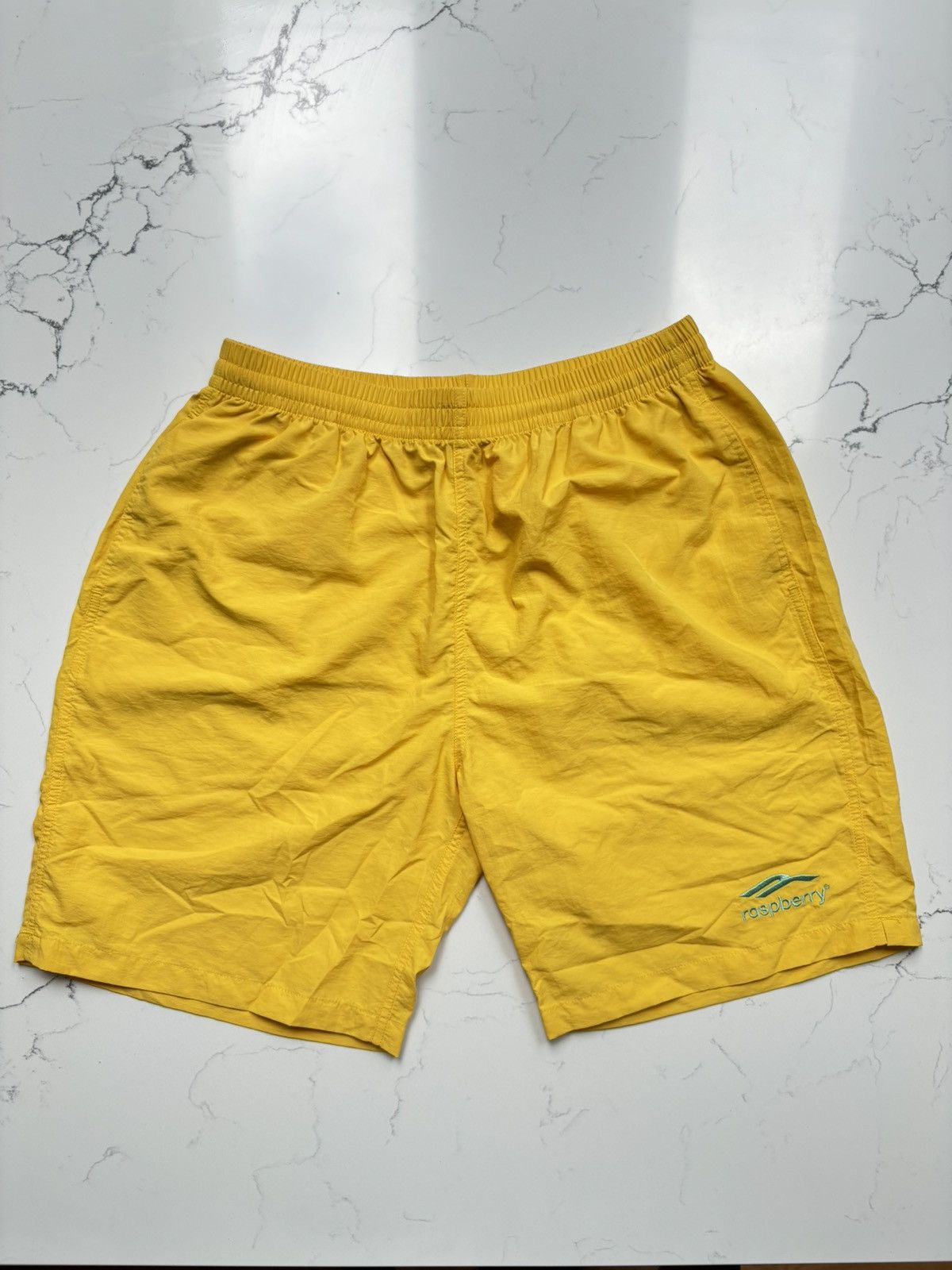 image of The Gv Gallery Gv Gallery/raspberry Hills Summer Shorts in Yellow, Men's (Size 30)